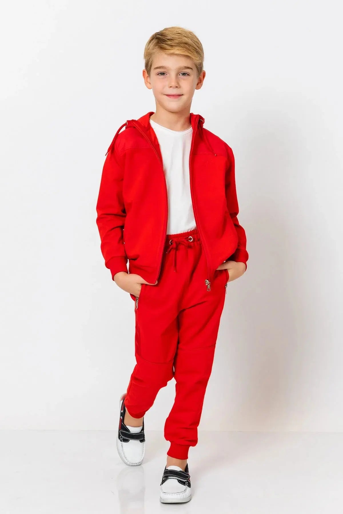 InCity Boys (3165) - Beli Lastikli Fermuarl Jogger Pantolon dogan-811