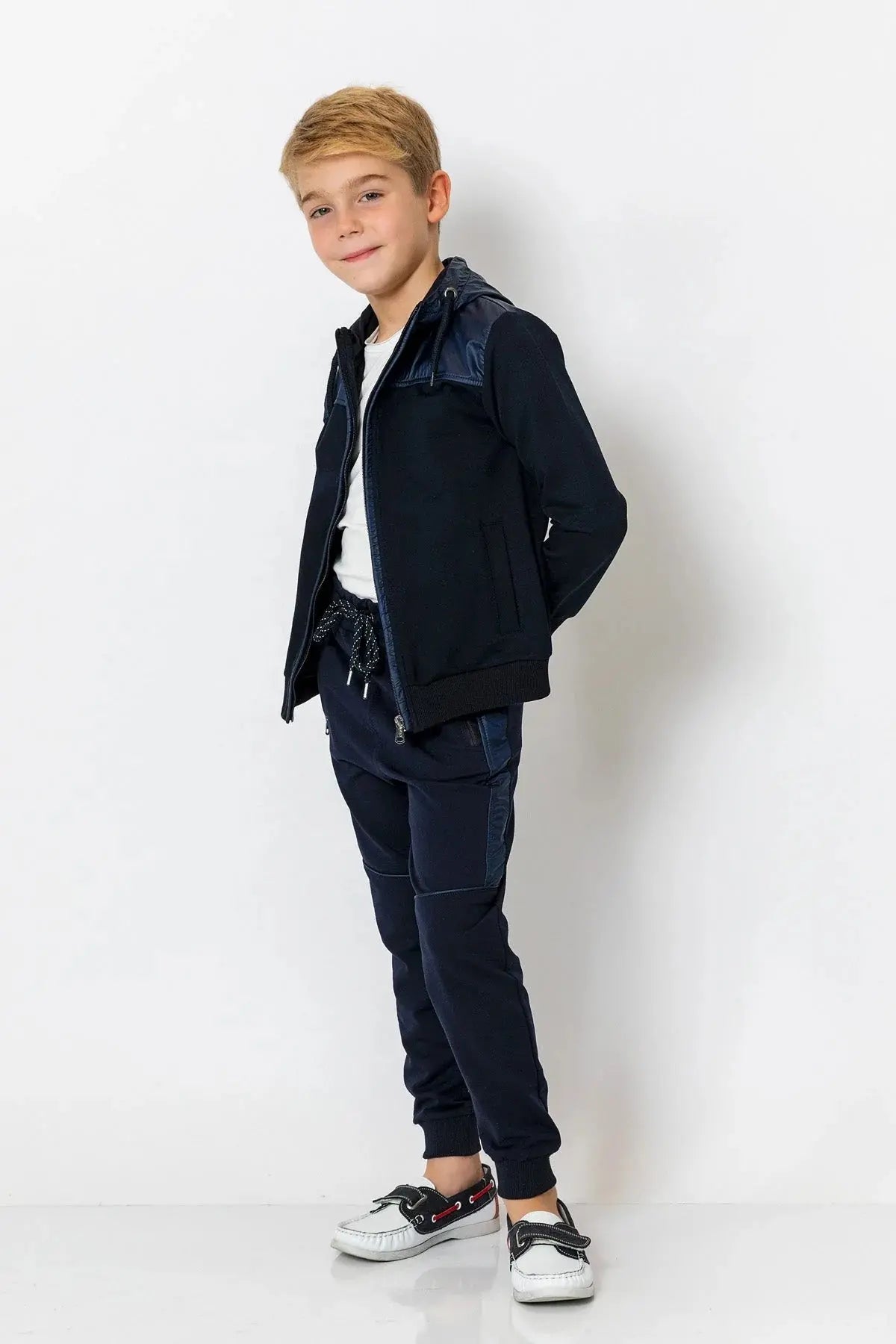 InCity Boys (3165) - Beli Lastikli Fermuarl Jogger Pantolon dogan-811