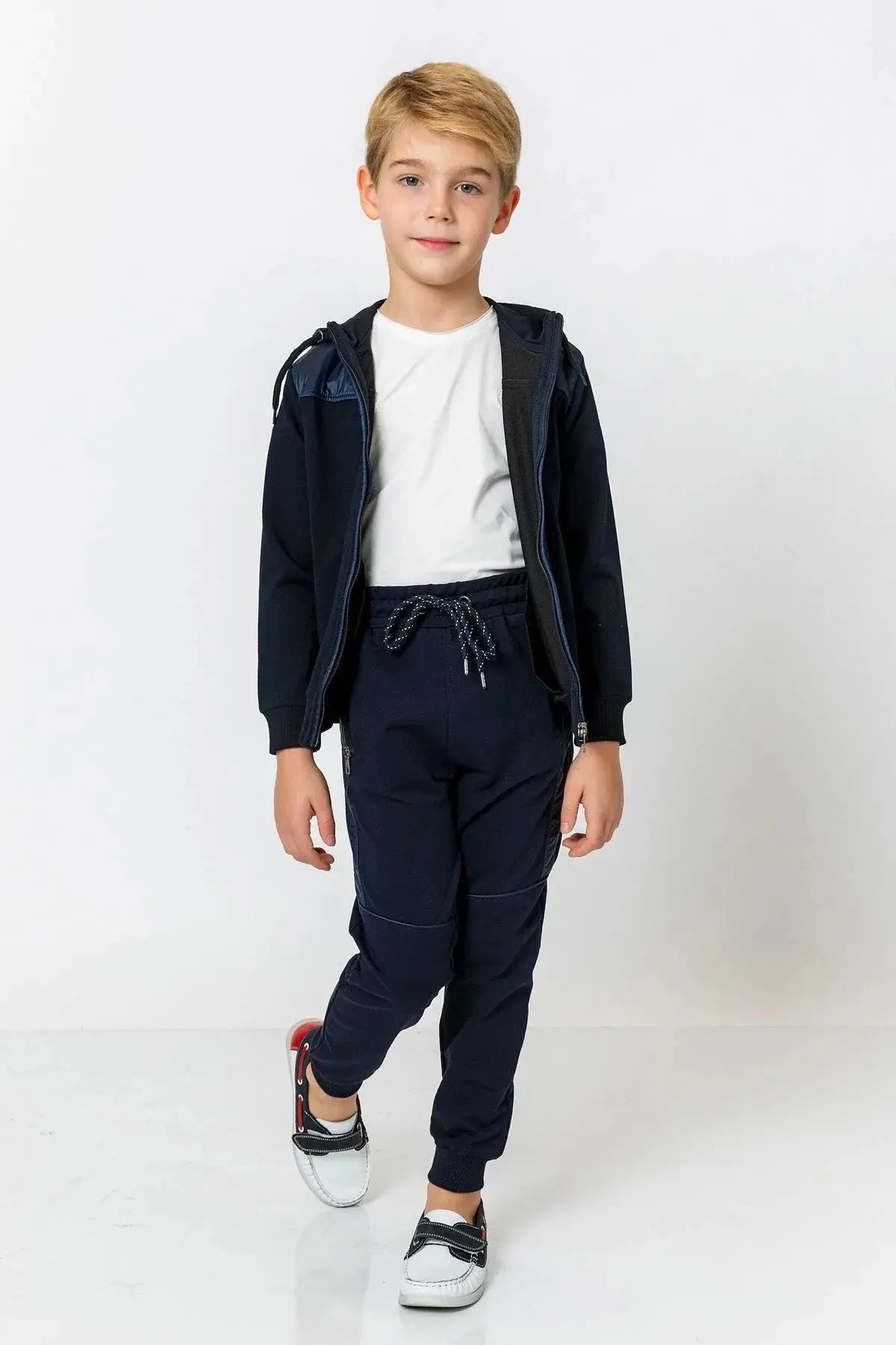 InCity Boys (3165) - Beli Lastikli Fermuarl Jogger Pantolon dogan-811