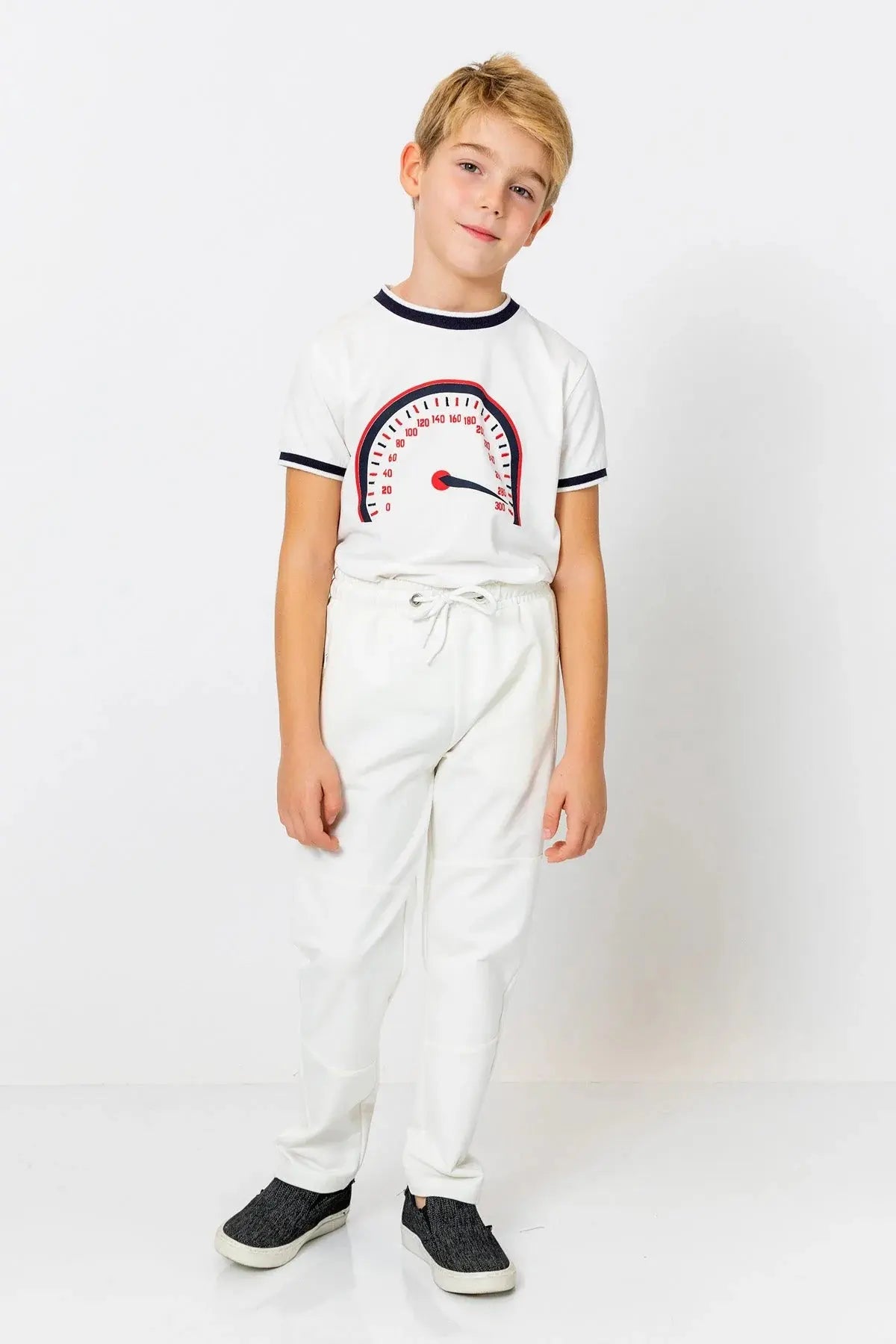 InCity Boys (3168) - Beli Lastikli Fermuarl Düz Paça Rahat Pantolon dogan-811