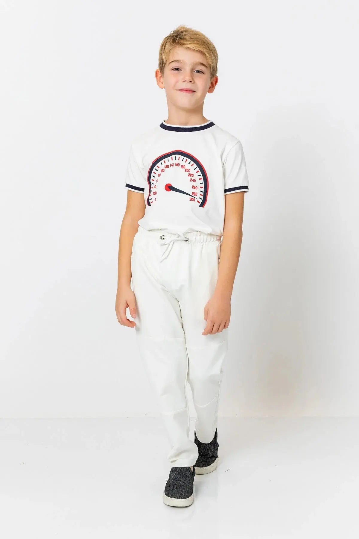 InCity Boys (3168) - Beli Lastikli Fermuarl Düz Paça Rahat Pantolon dogan-811