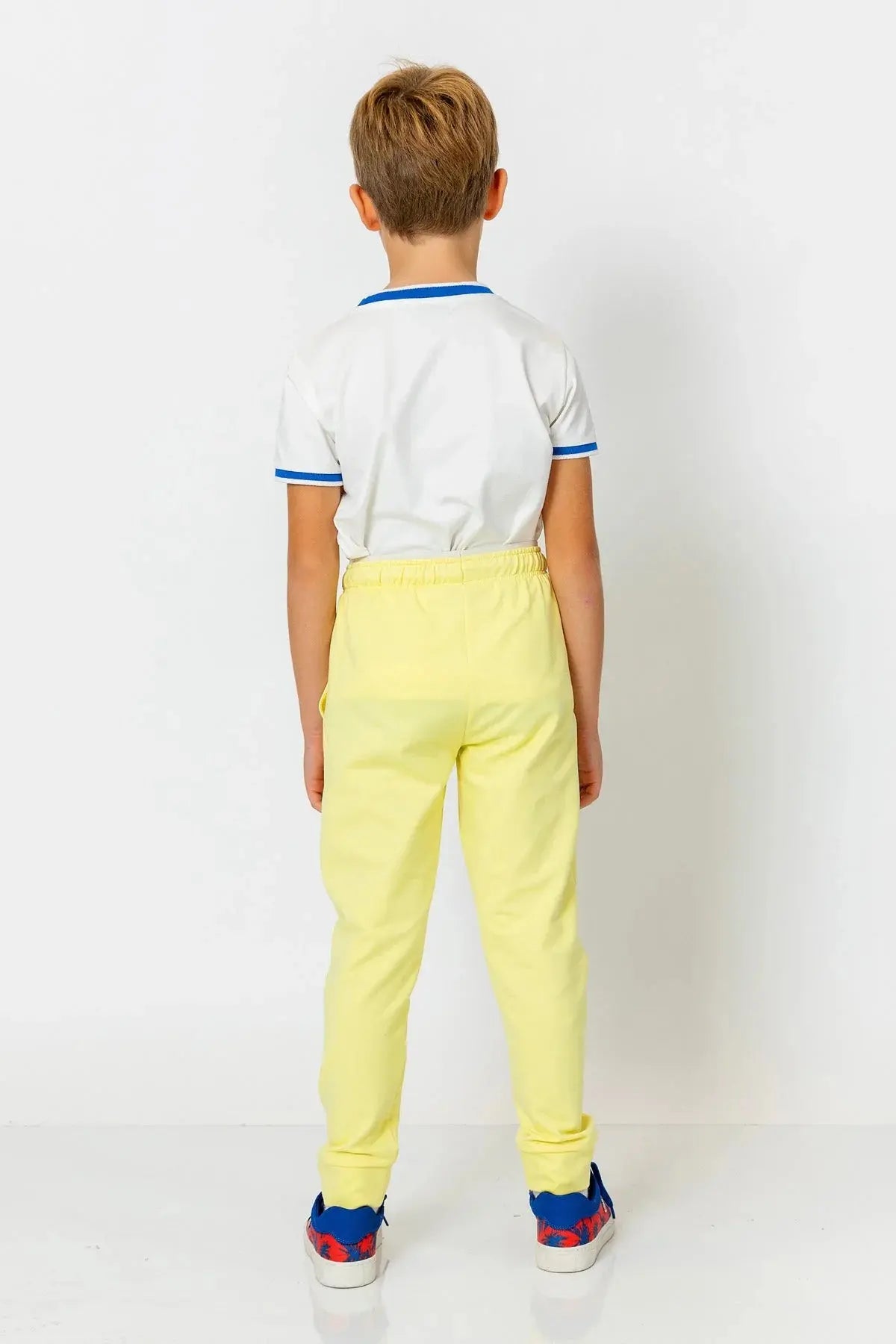 InCity Boys (3200) - Beli Lastikli Fermuarl Jogger Pantolon dogan-811