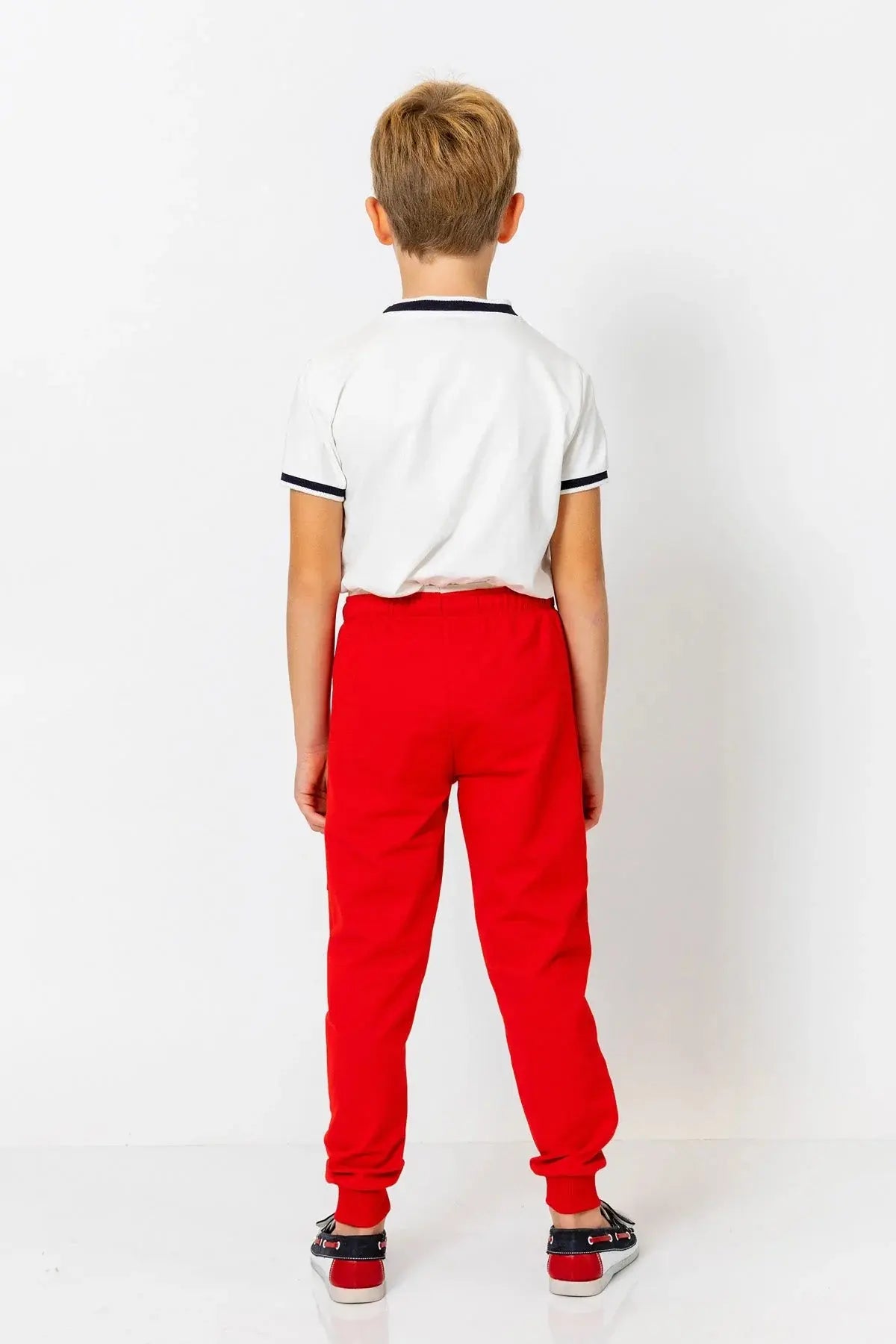 InCity Boys (3200) - Beli Lastikli Fermuarl Jogger Pantolon dogan-811