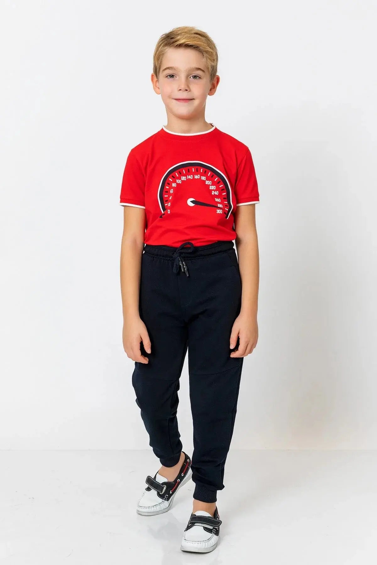 InCity Boys (3200) - Beli Lastikli Fermuarl Jogger Pantolon dogan-811