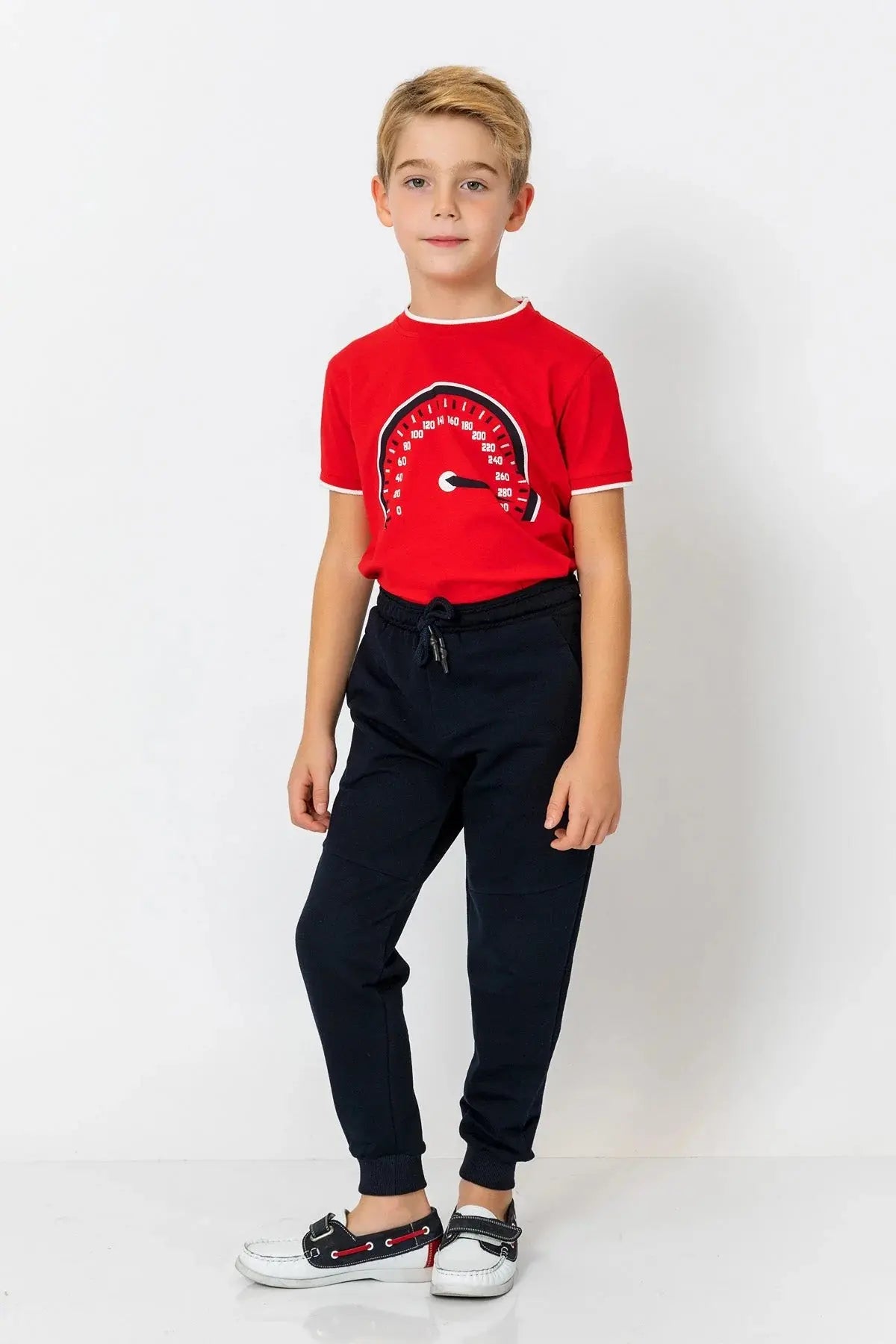 InCity Boys (3200) - Beli Lastikli Fermuarl Jogger Pantolon dogan-811