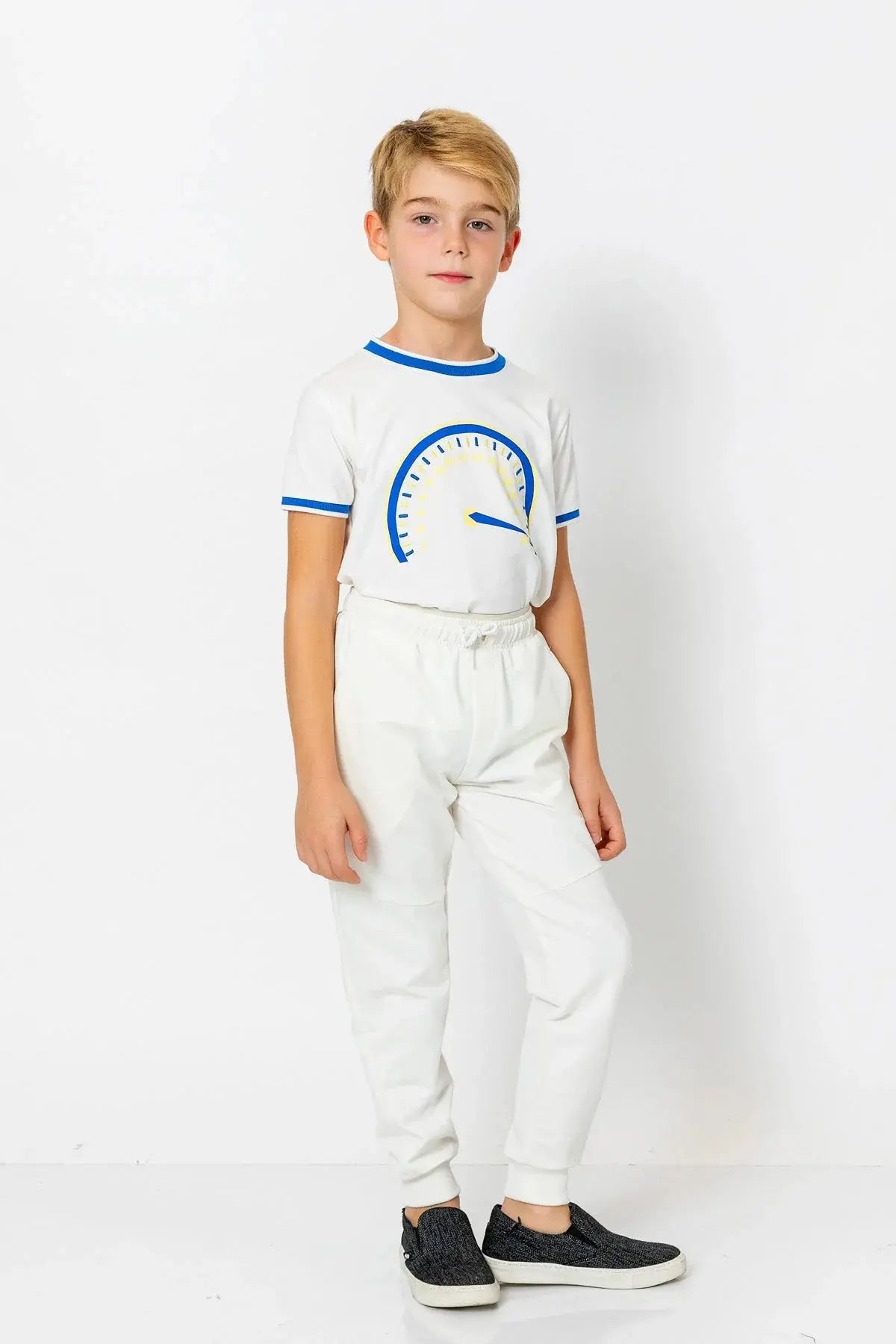 InCity Boys (3200) - Beli Lastikli Fermuarl Jogger Pantolon dogan-811