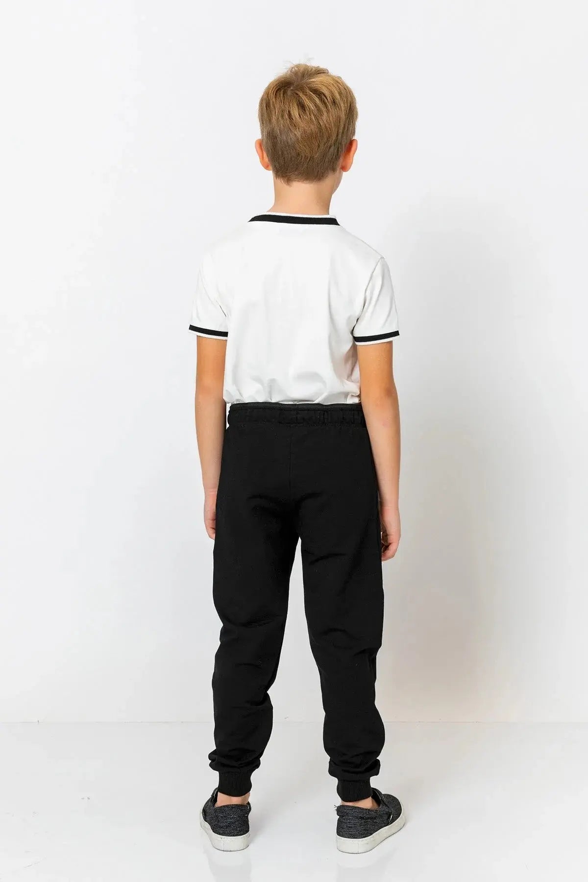 InCity Boys (3200) - Beli Lastikli Fermuarl Jogger Pantolon dogan-811