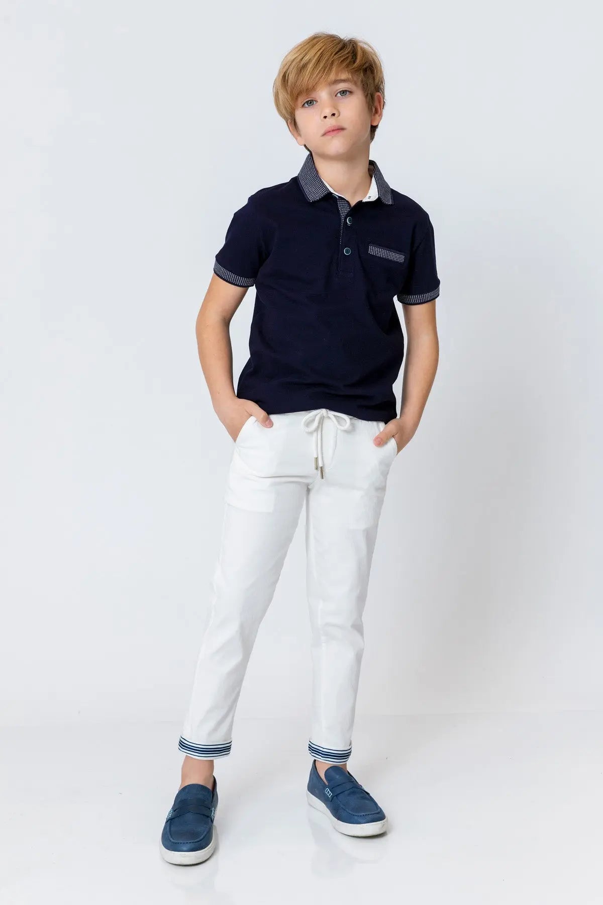 InCity Kids Boys Elastic Waist Straight Leg Comfy Pants InCity Boys & Girls