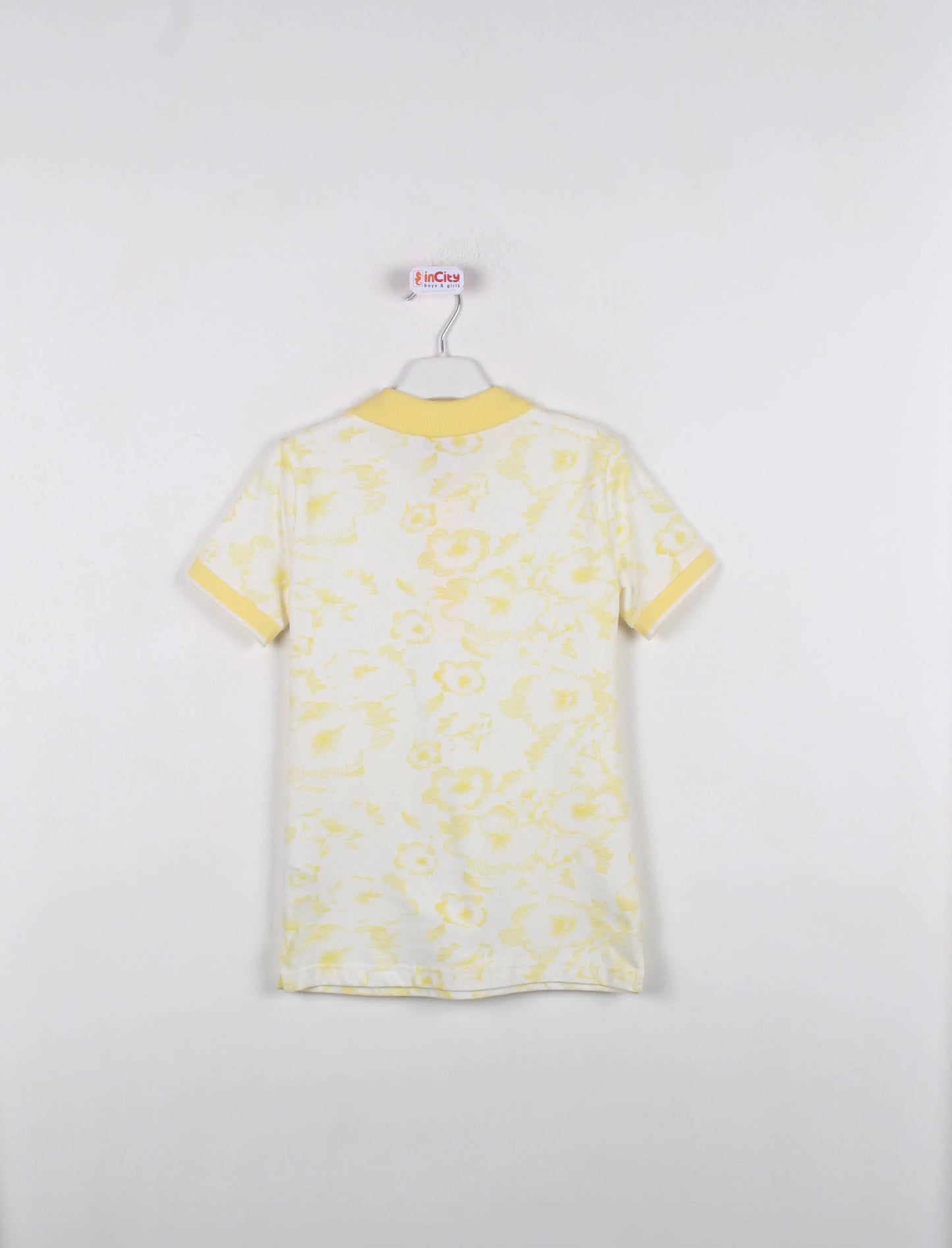 InCity Kids Boys Floral Print Short Sleeve Polo Shirt InCity Boys & Girls