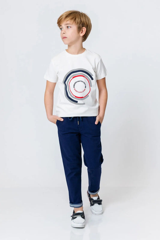 InCity Kids Boys Round Neck Short Sleeve Comfy T-Shirt InCity Boys & Girls