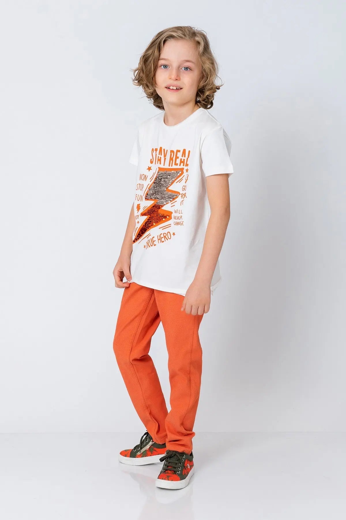 InCity Kids Boys Solid Straight Leg Fashion Pants InCity Boys & Girls