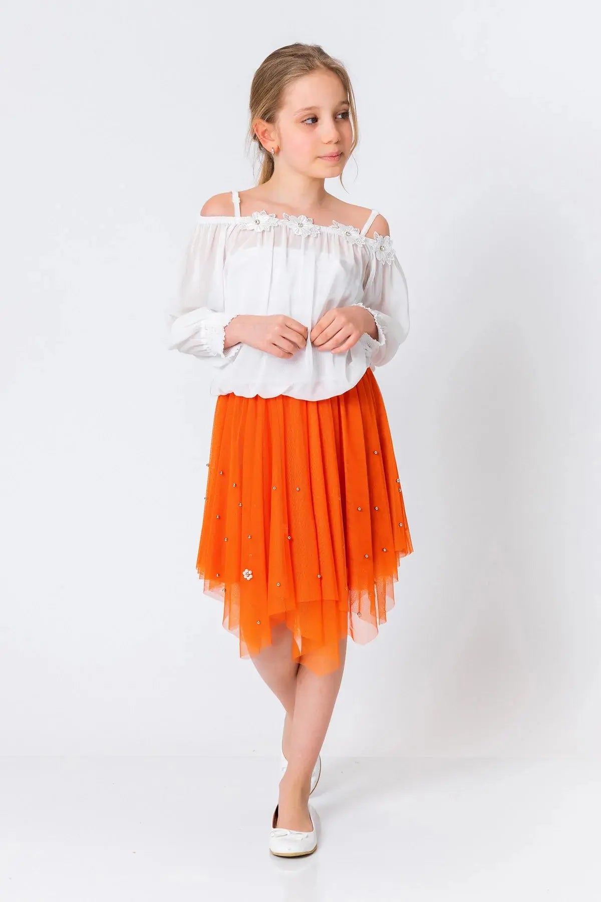 InCity Kids Girls High Low Fashion Skirt InCity Boys & Girls