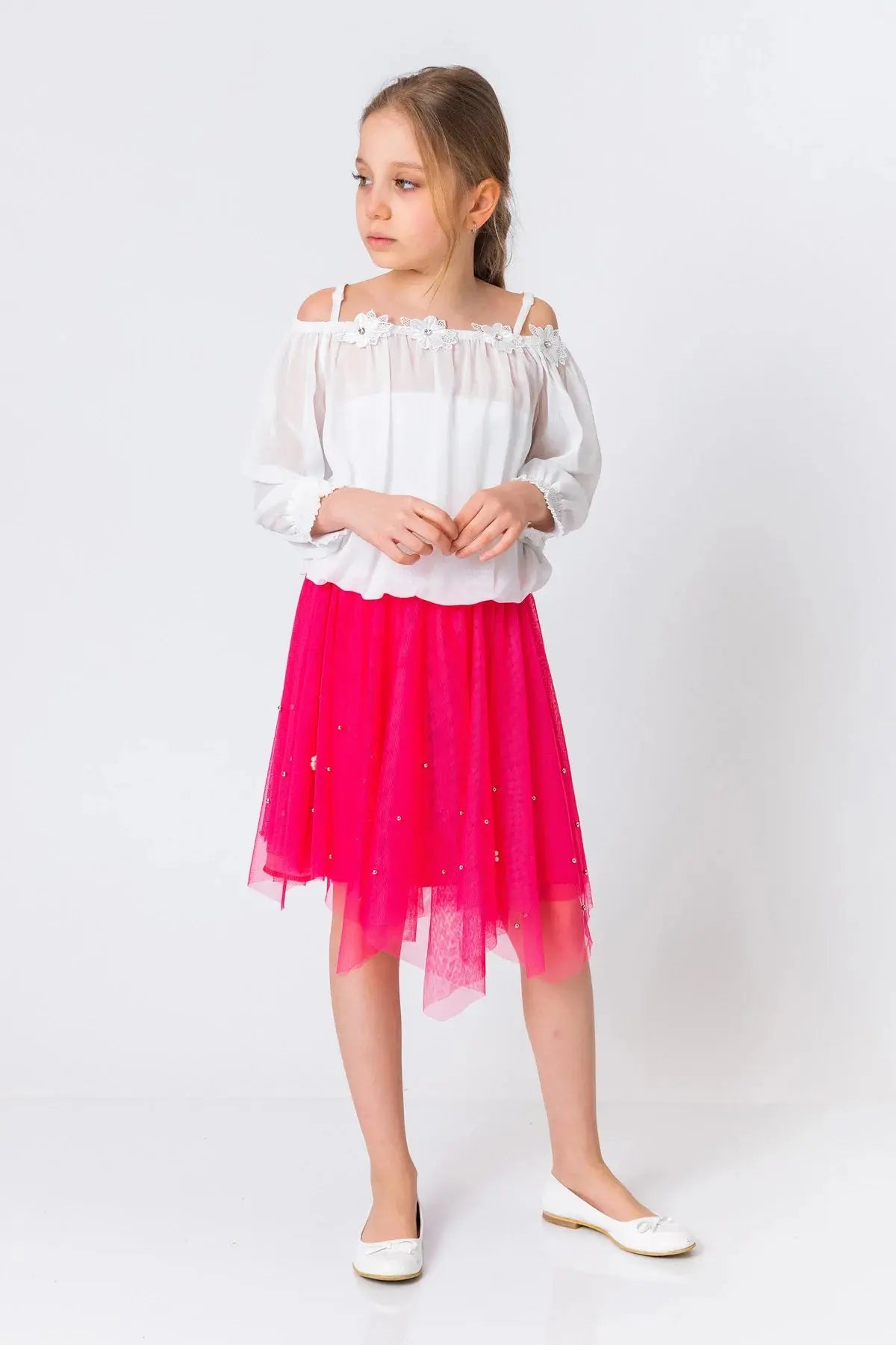 InCity Kids Girls High Low Fashion Skirt InCity Boys & Girls