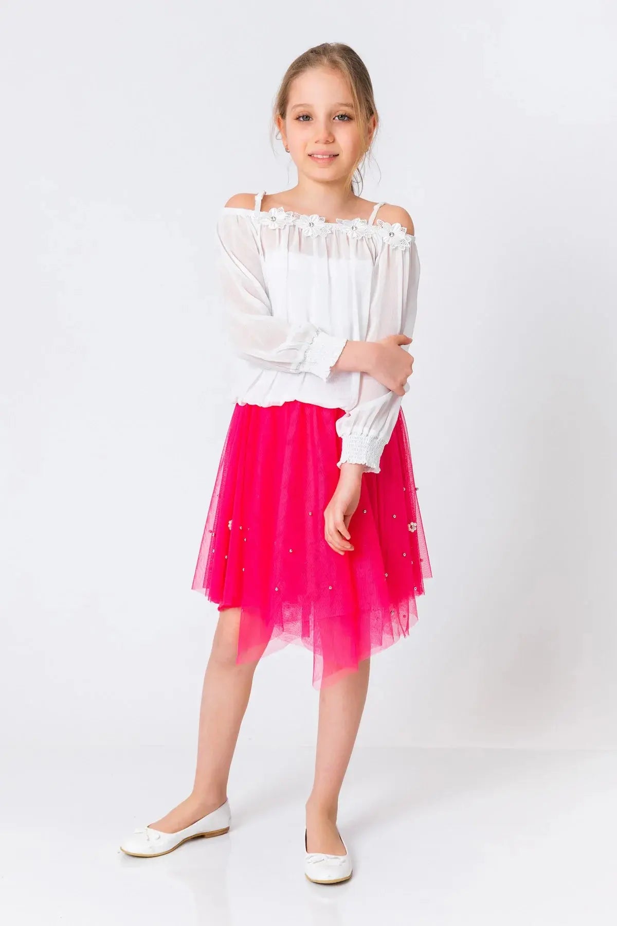 InCity Kids Girls High Low Fashion Skirt InCity Boys & Girls