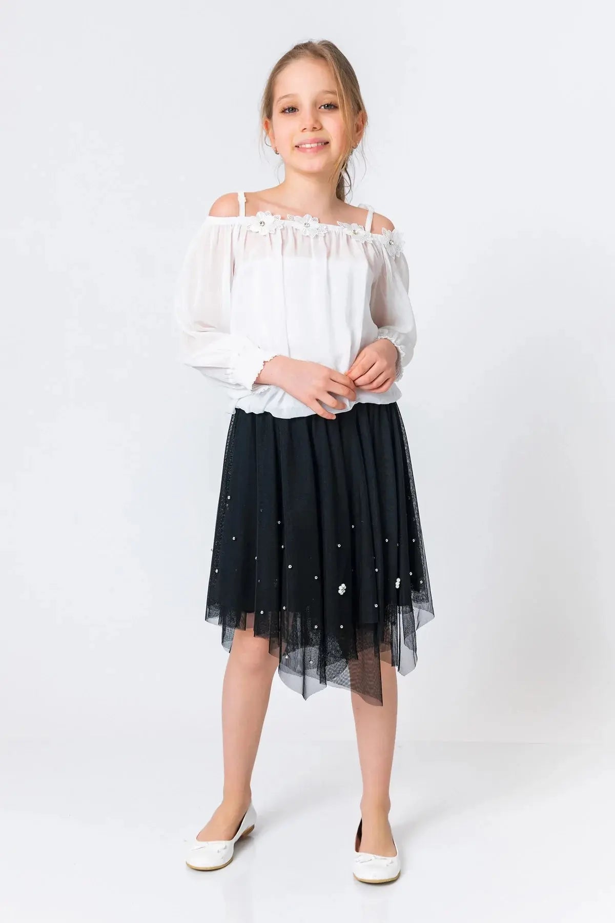 InCity Kids Girls High Low Fashion Skirt InCity Boys & Girls