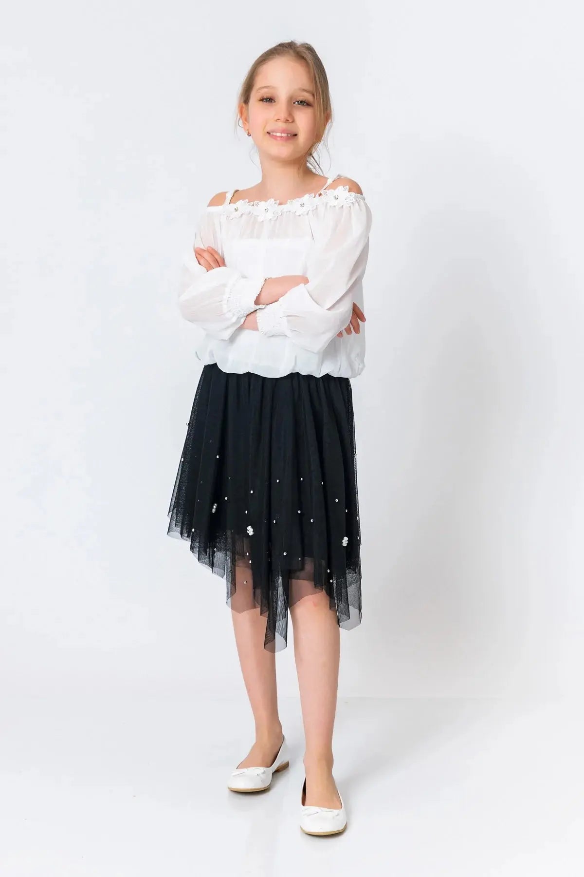 InCity Kids Girls High Low Fashion Skirt InCity Boys & Girls