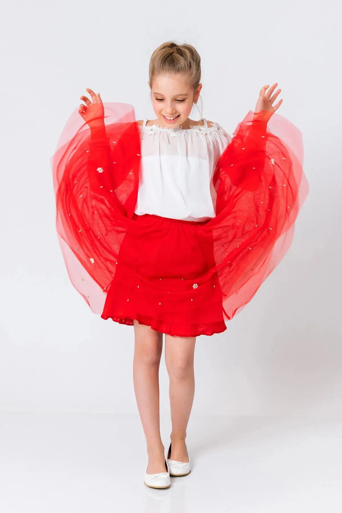 InCity Kids Girls High Low Fashion Skirt InCity Boys & Girls