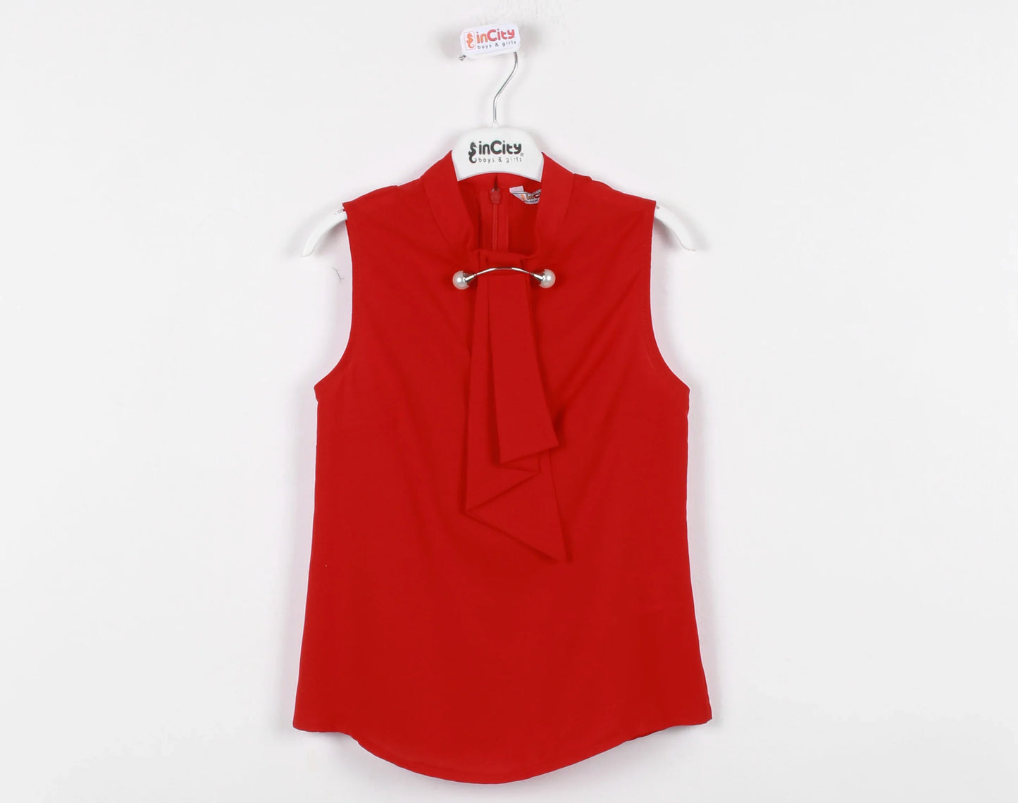 InCity Kids Girls Sleeveless Plain Fashion Dress Blouse InCity Boys & Girls