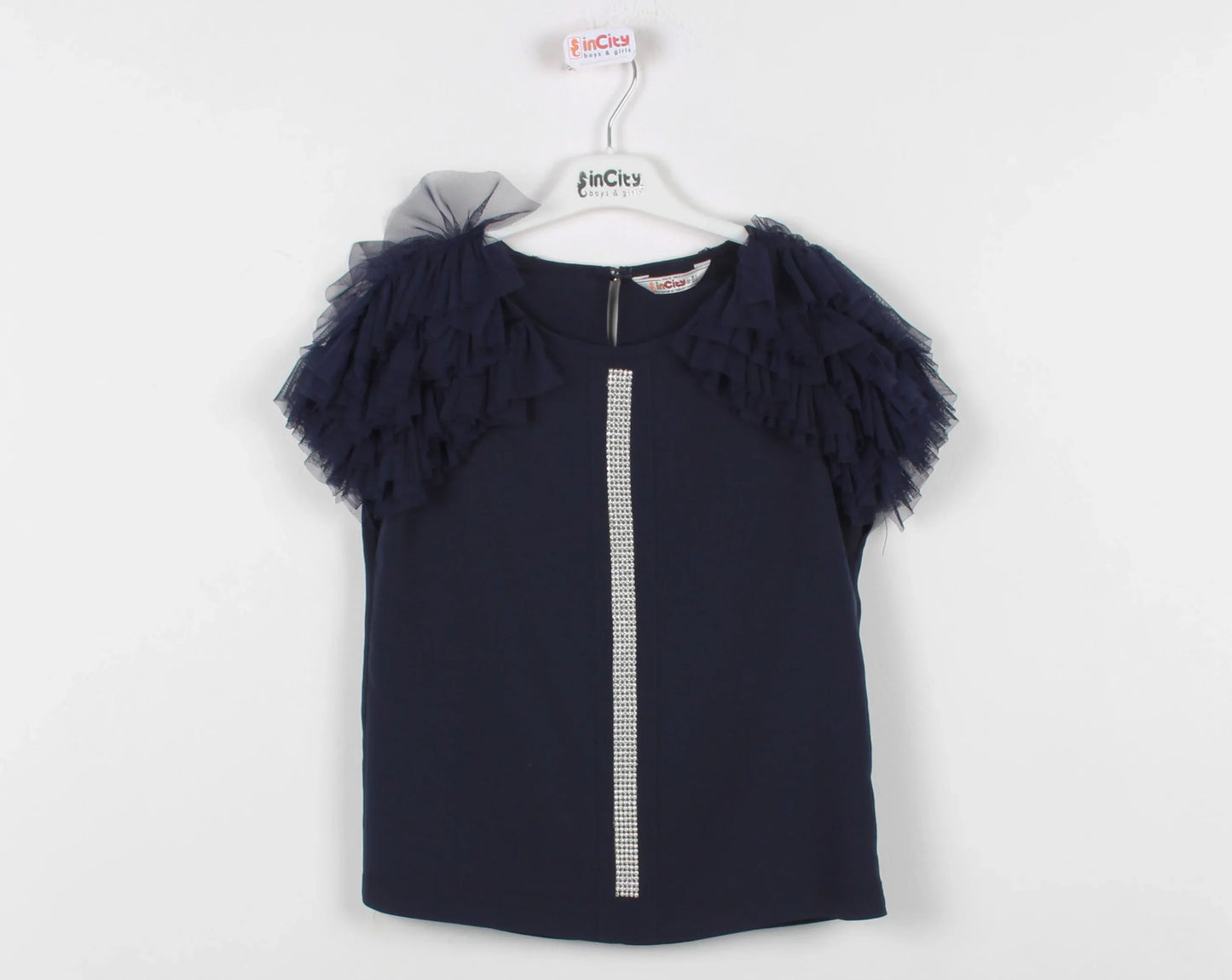 InCity Kids Girls Ruffle Sleeve Fashion Blouse InCity Boys & Girls