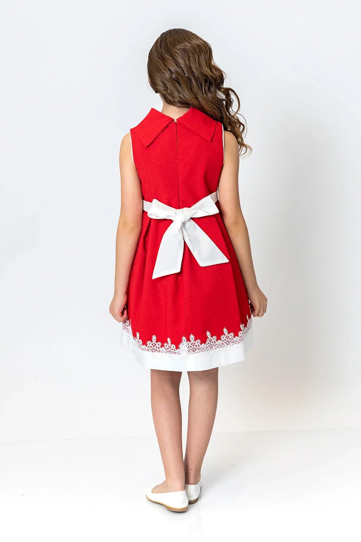 InCity Kids Girls Cowl Neck Lace Floral Fashion Dress InCity Boys & Girls