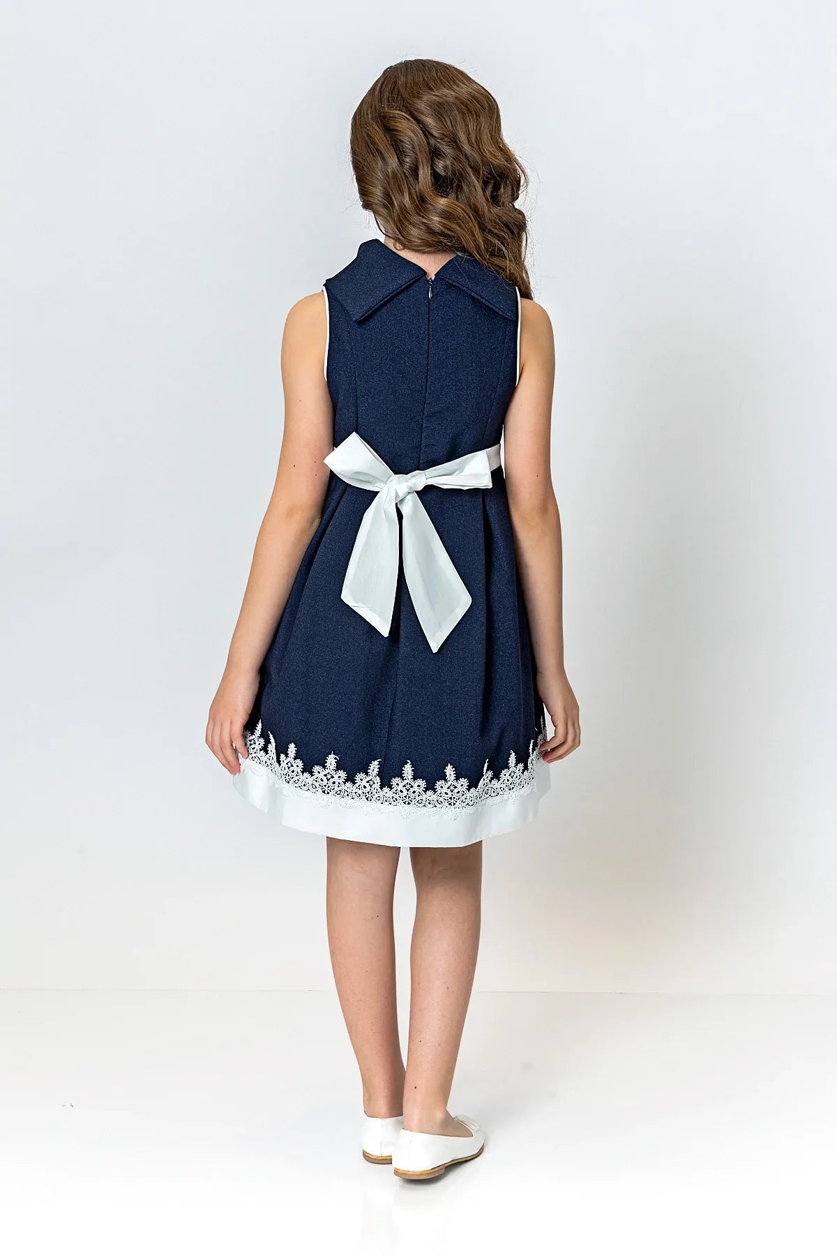 InCity Kids Girls Cowl Neck Lace Floral Fashion Dress InCity Boys & Girls