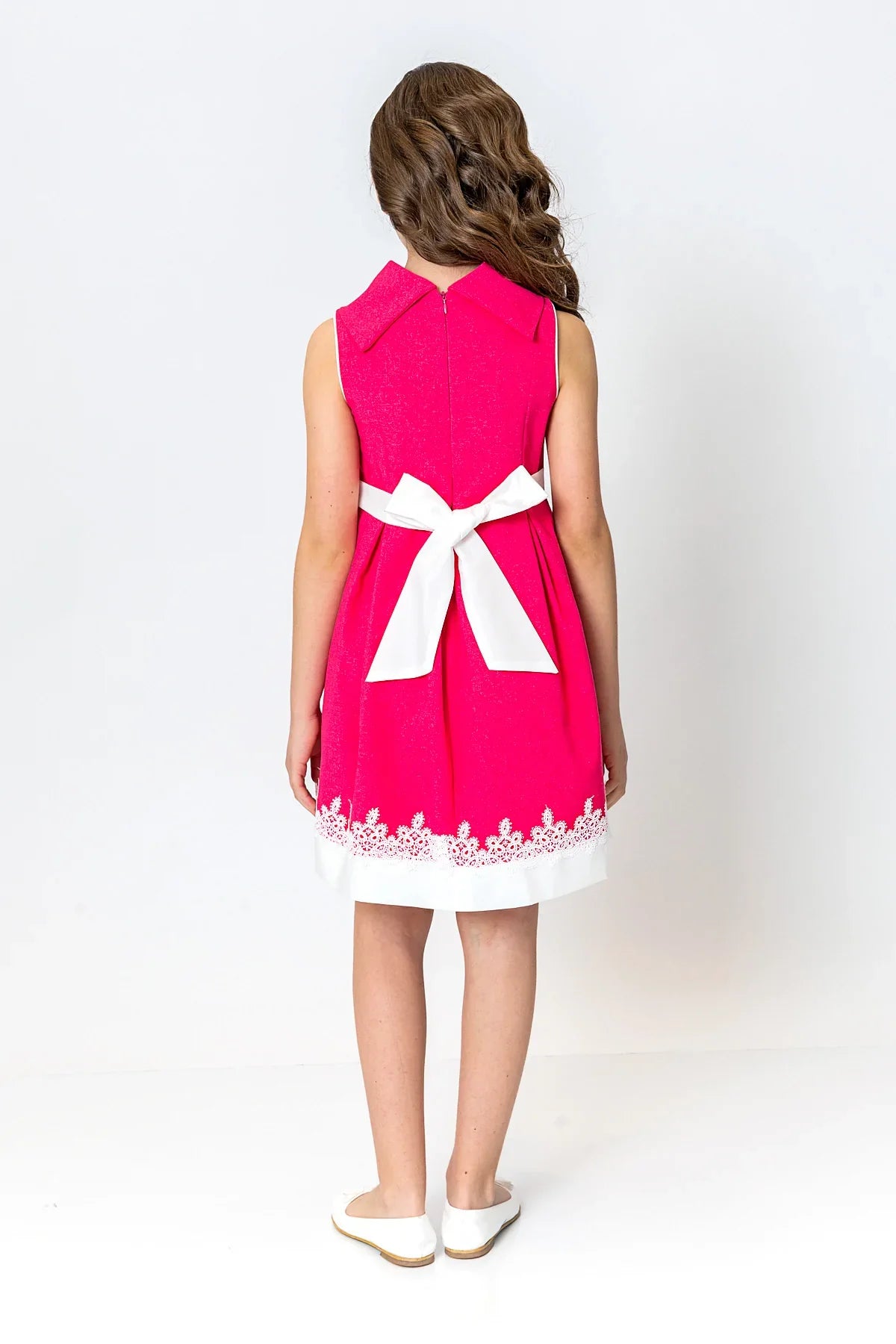 InCity Kids Girls Cowl Neck Lace Floral Fashion Dress InCity Boys & Girls