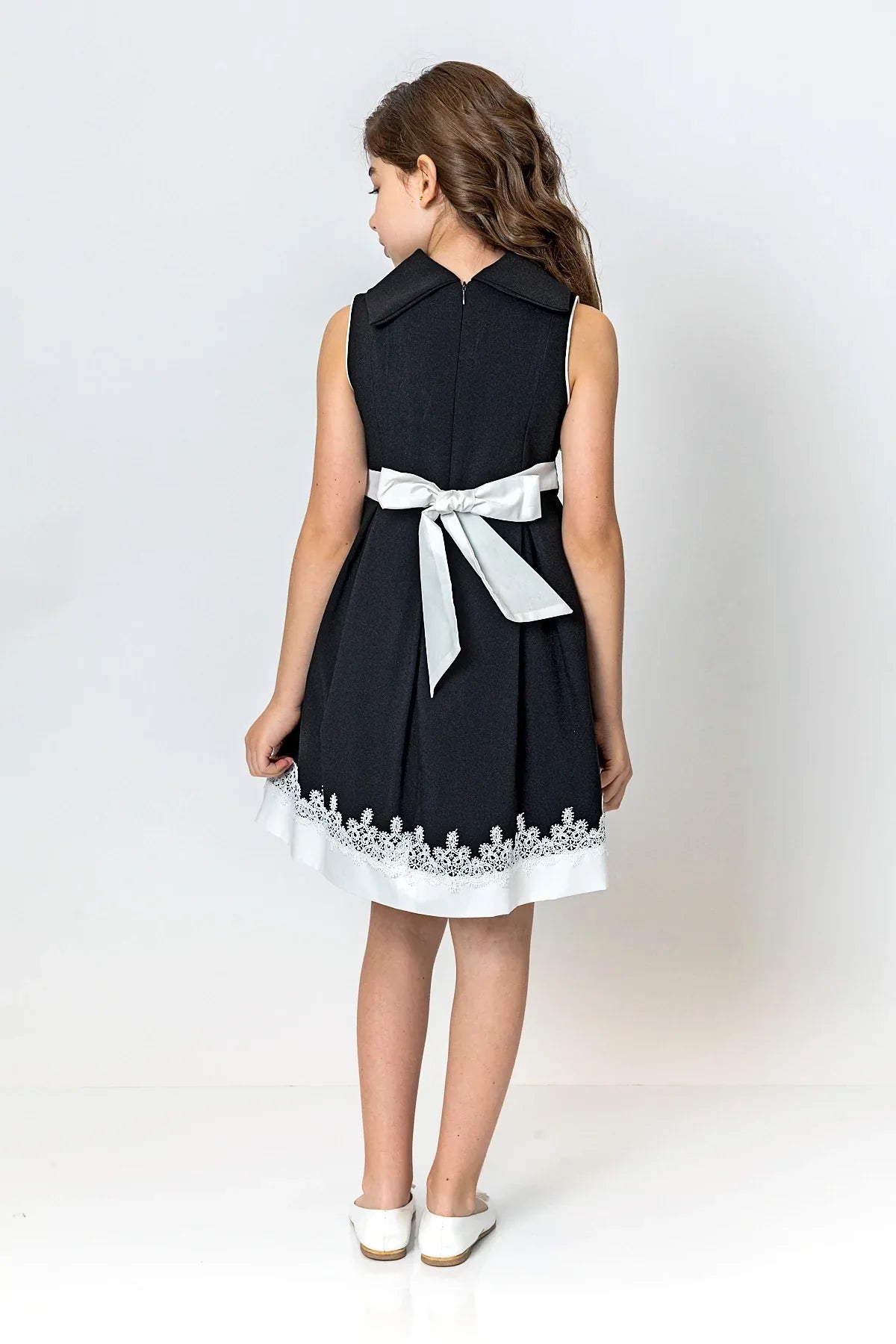 InCity Kids Girls Cowl Neck Lace Floral Fashion Dress InCity Boys & Girls