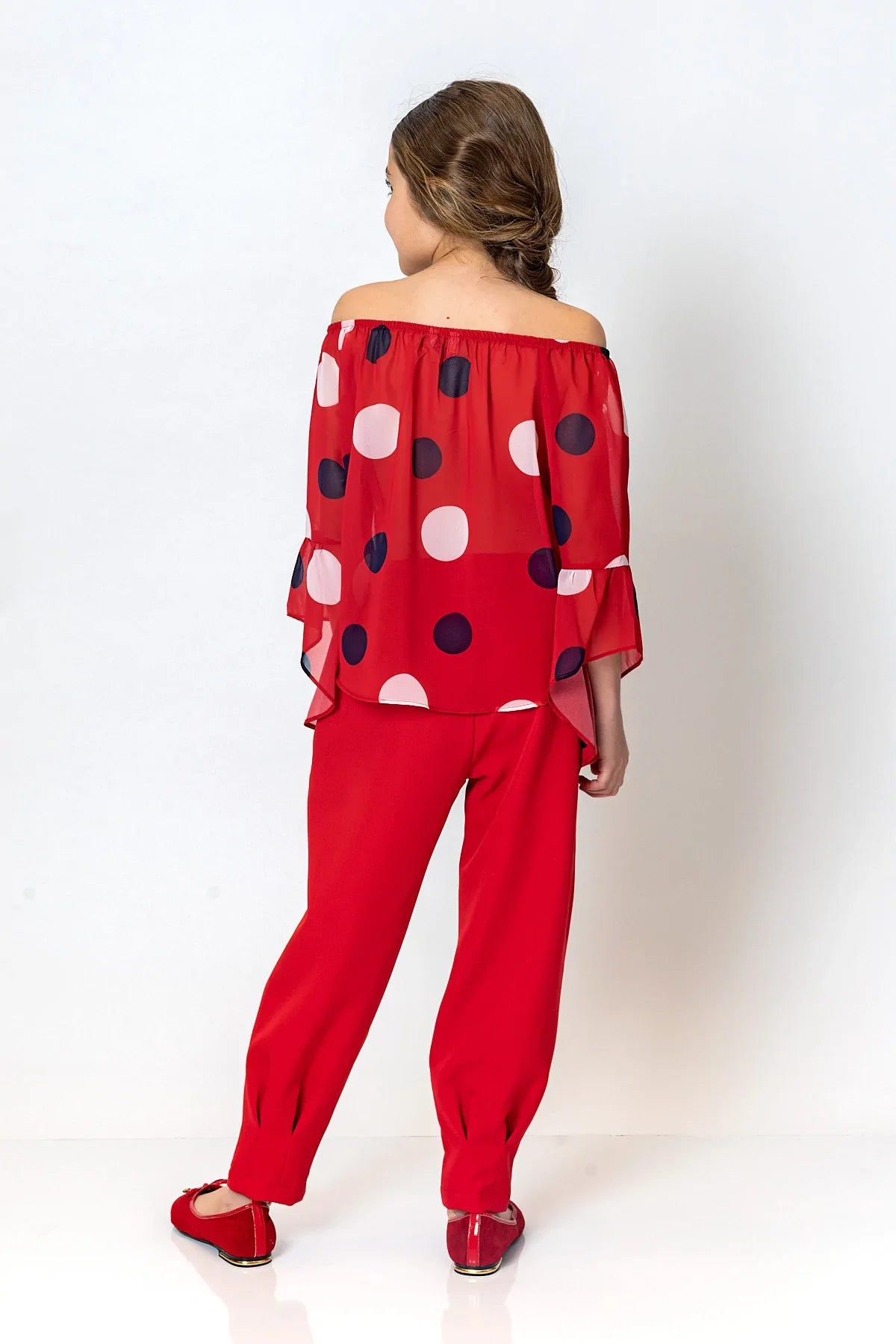 InCity Kids Girls Elastic Waist Solid Pants InCity Boys & Girls