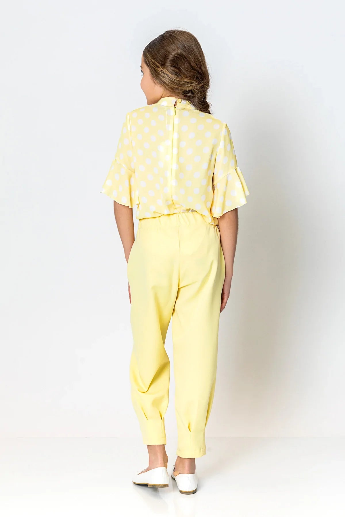 InCity Kids Girls Elastic Waist Solid Pants InCity Boys & Girls