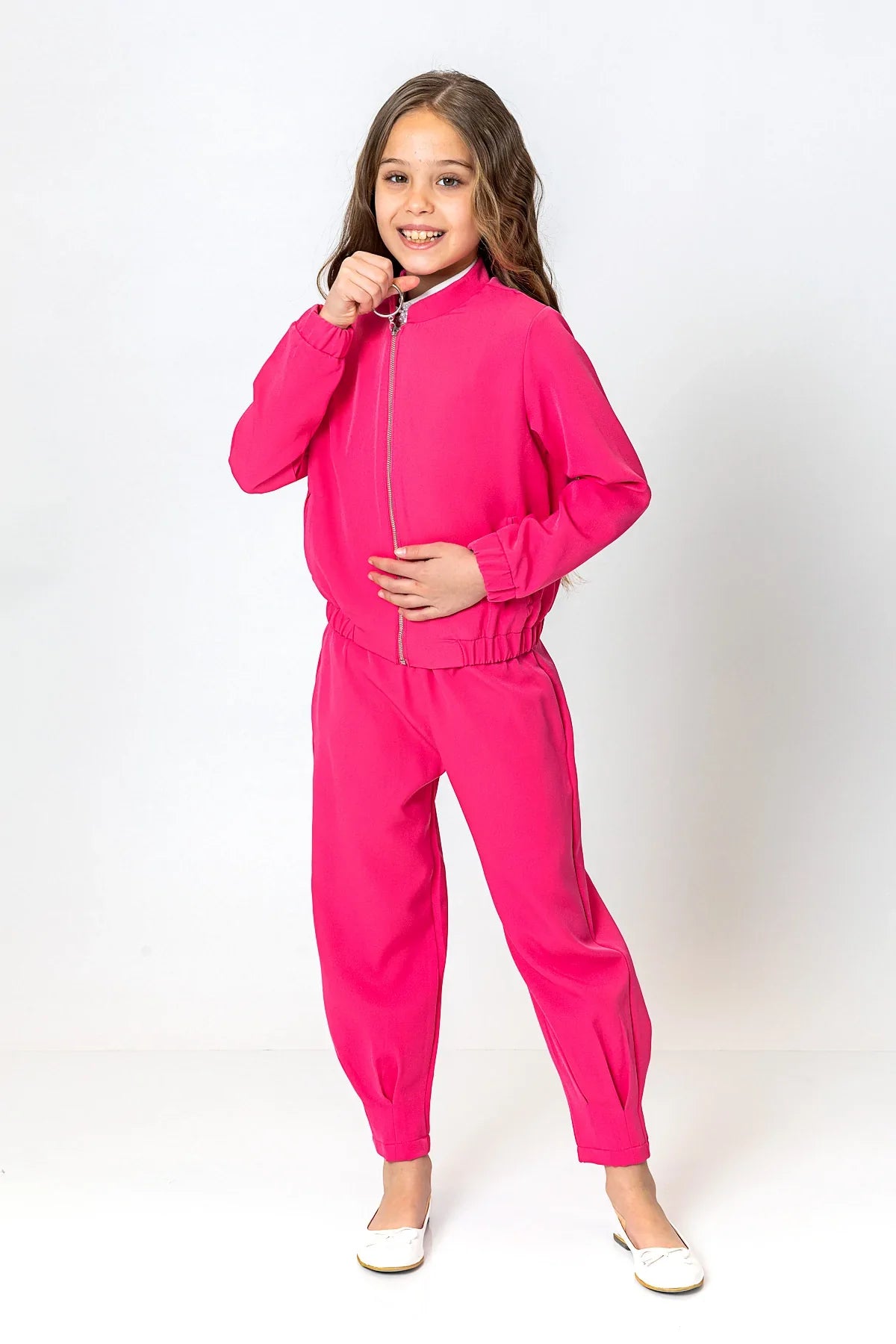 InCity Kids Girls Elastic Waist Solid Pants InCity Boys & Girls