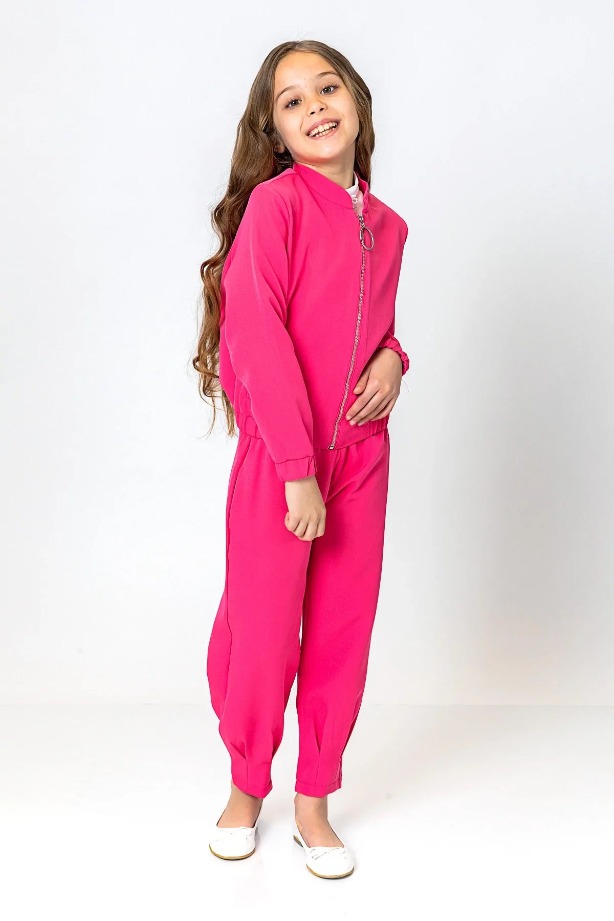 InCity Kids Girls Elastic Waist Solid Pants InCity Boys & Girls