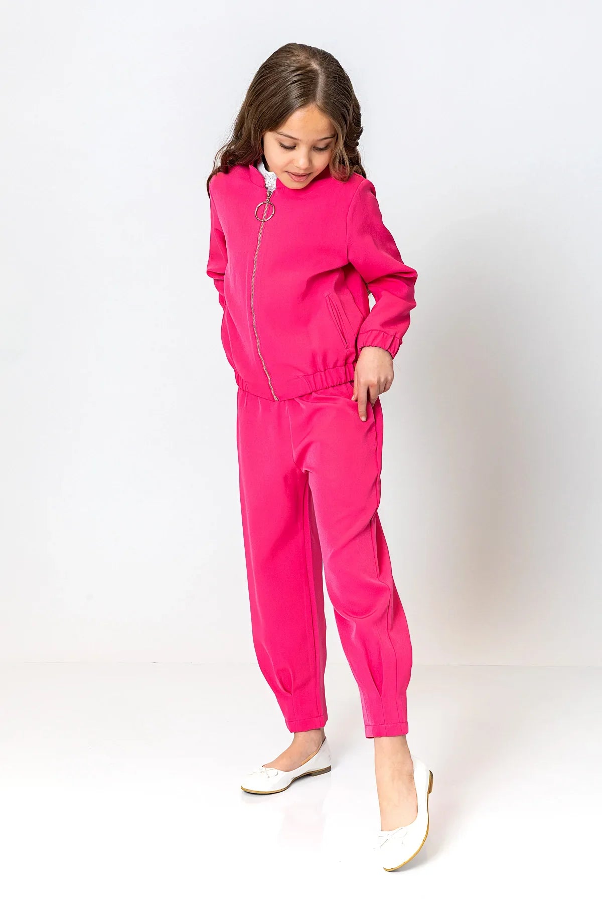 InCity Kids Girls Elastic Waist Solid Pants InCity Boys & Girls