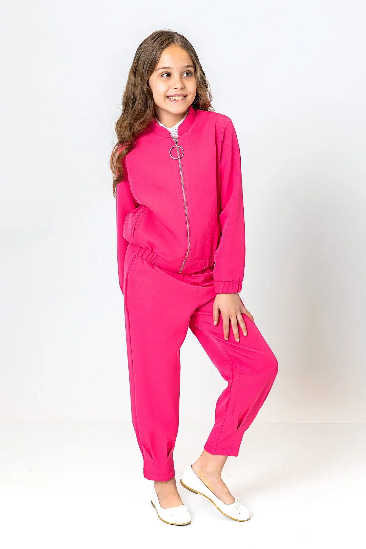 InCity Kids Girls Elastic Waist Solid Pants InCity Boys & Girls