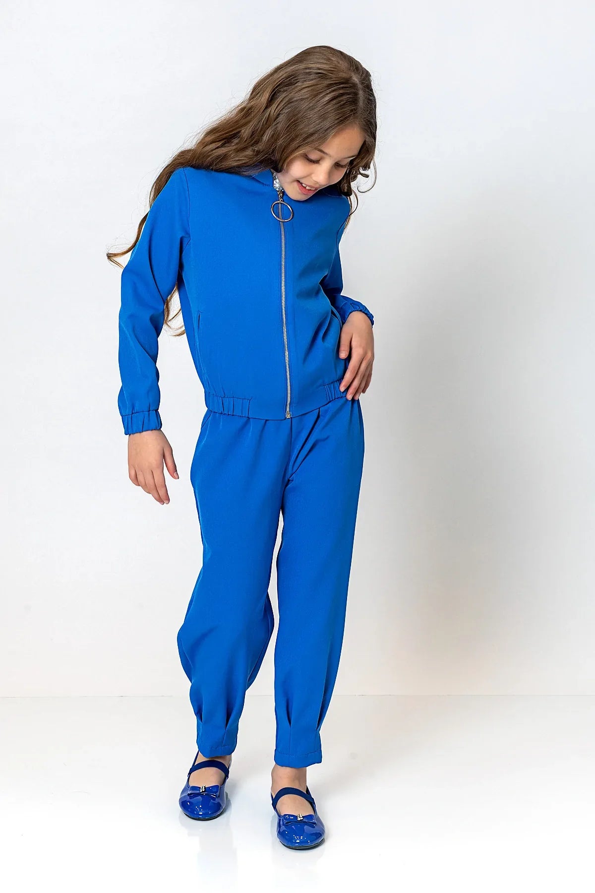 InCity Kids Girls Elastic Waist Solid Pants InCity Boys & Girls