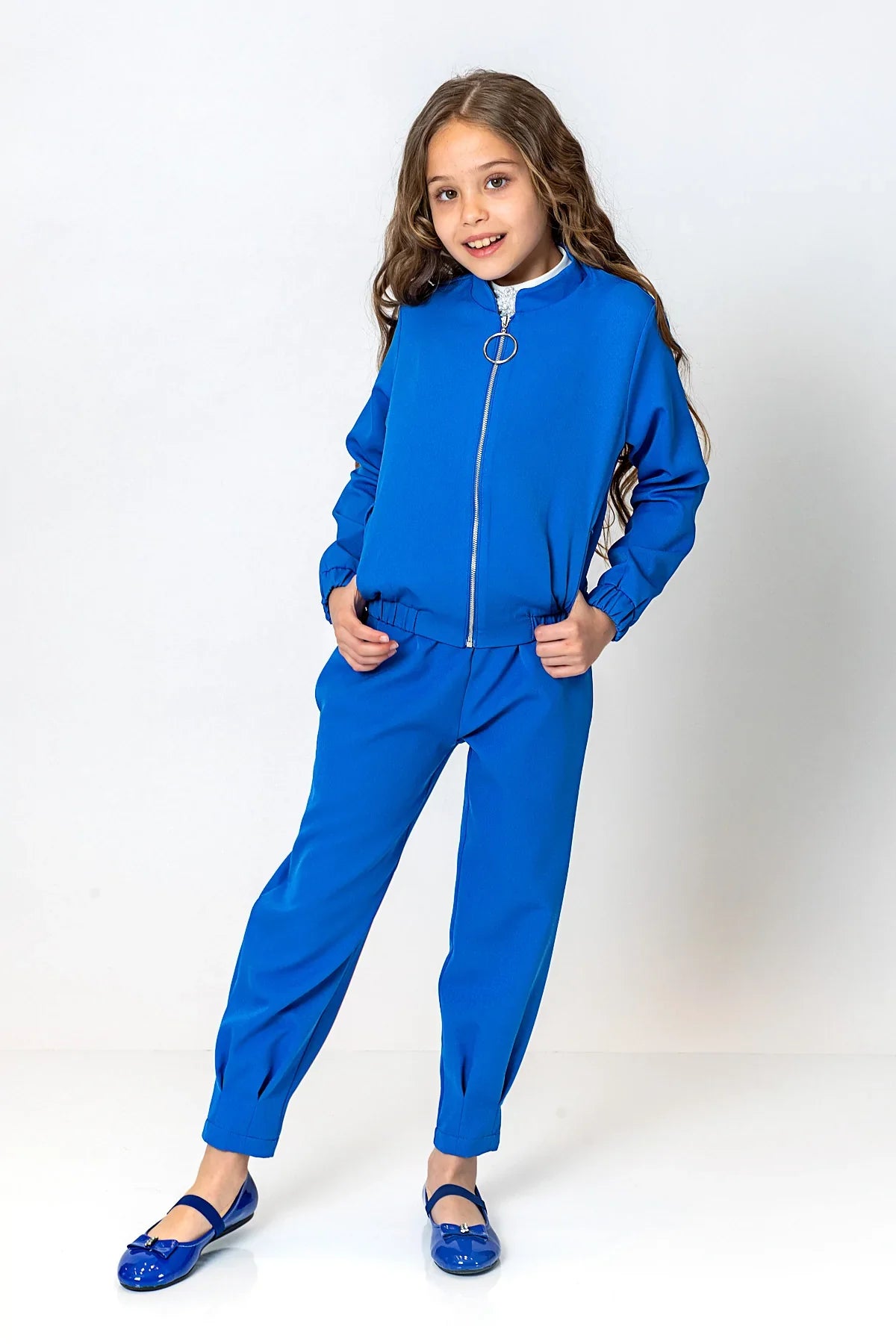 InCity Kids Girls Elastic Waist Solid Pants InCity Boys & Girls