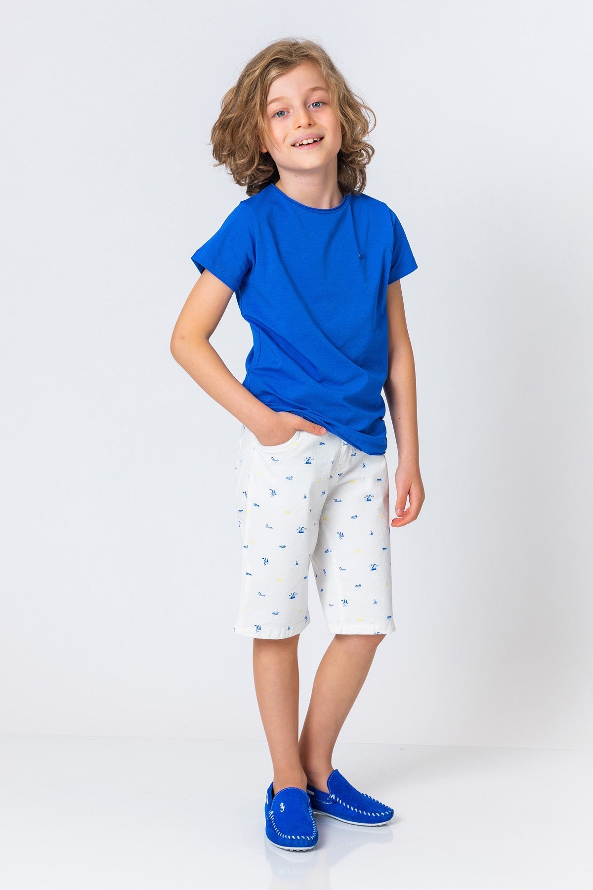 InCity Kids Boys Plain Solid Round Neck Short Sleeve Basic T-Shirt InCity Boys & Girls