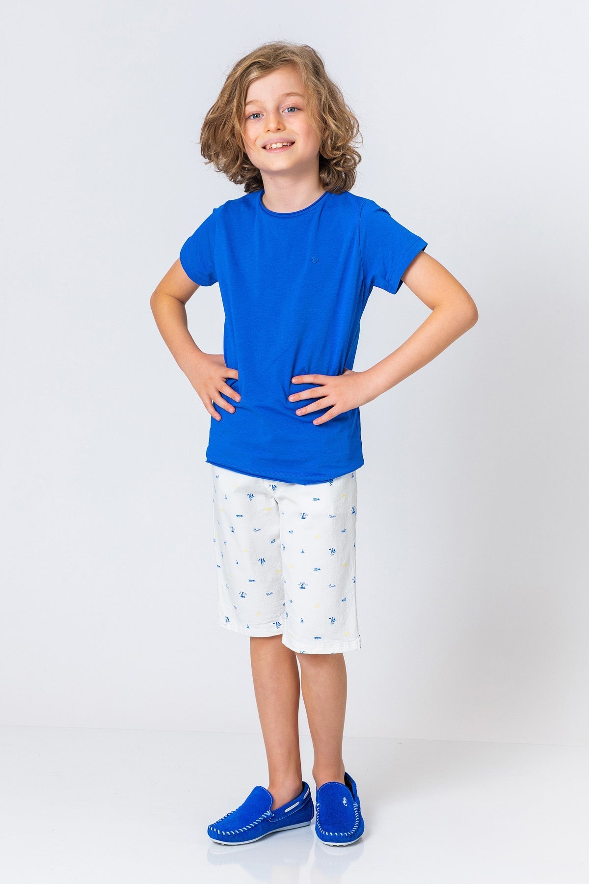 InCity Kids Boys Printed Straight Leg Shorts InCity Boys & Girls