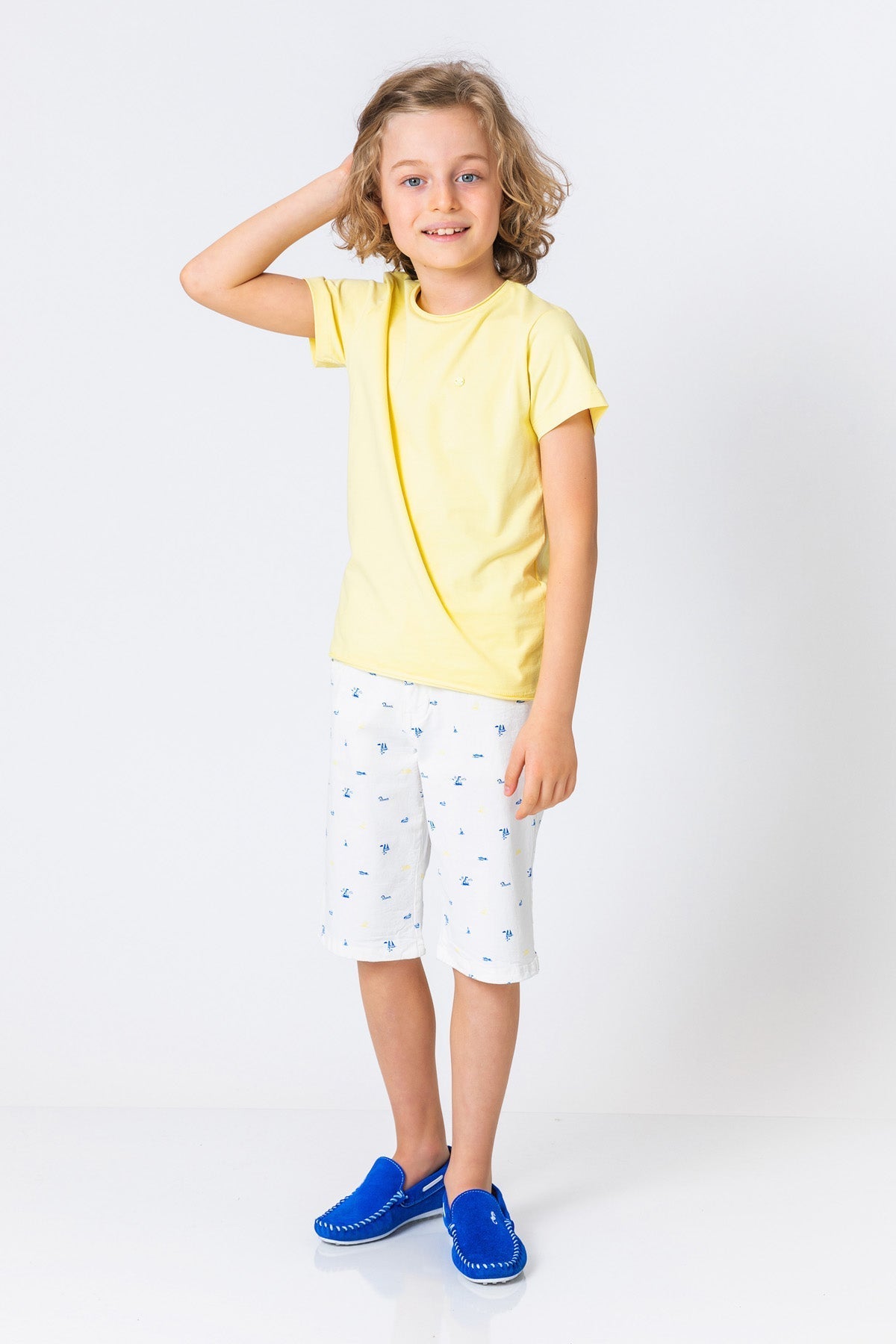 InCity Kids Boys Printed Straight Leg Shorts InCity Boys & Girls