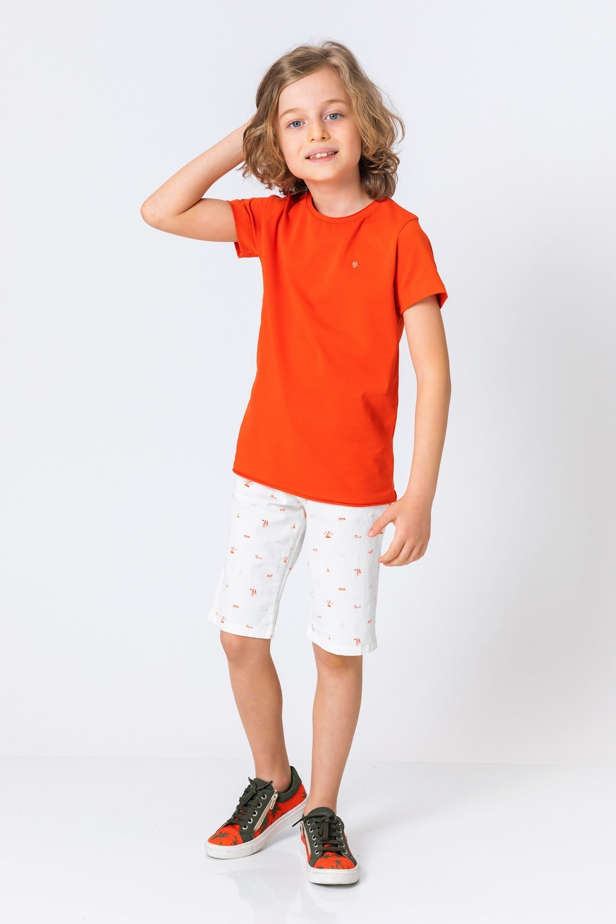 InCity Kids Boys Printed Straight Leg Shorts InCity Boys & Girls