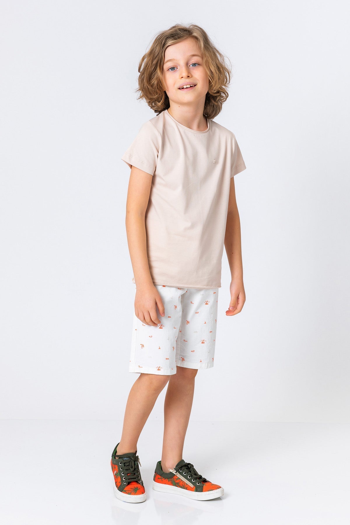 InCity Kids Boys Plain Solid Round Neck Short Sleeve Basic T-Shirt InCity Boys & Girls
