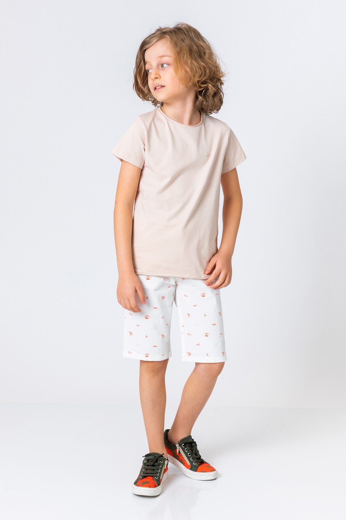 InCity Kids Boys Printed Straight Leg Shorts InCity Boys & Girls