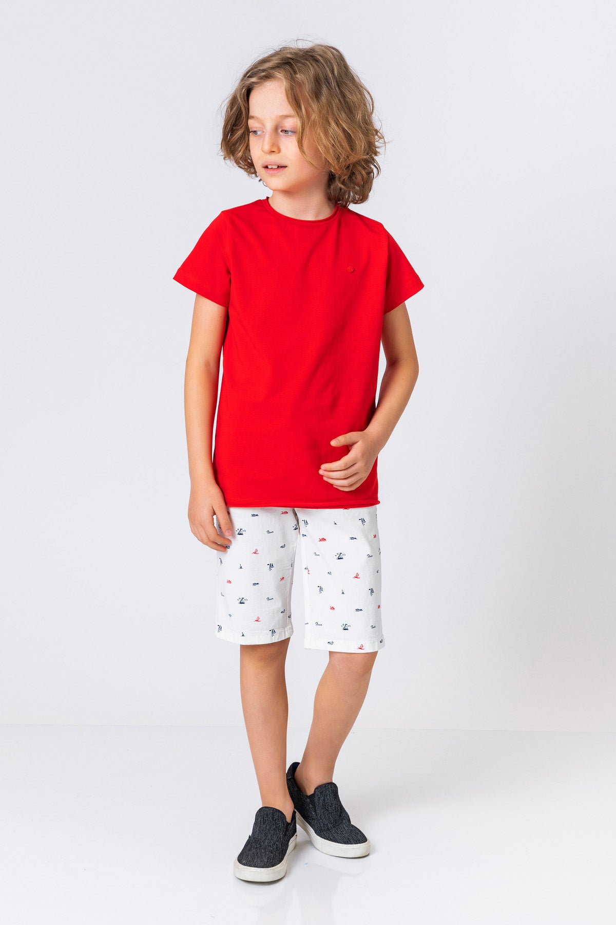 InCity Kids Boys Printed Straight Leg Shorts InCity Boys & Girls