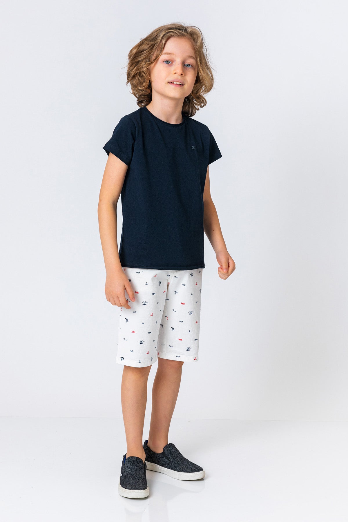 InCity Kids Boys Printed Straight Leg Shorts InCity Boys & Girls