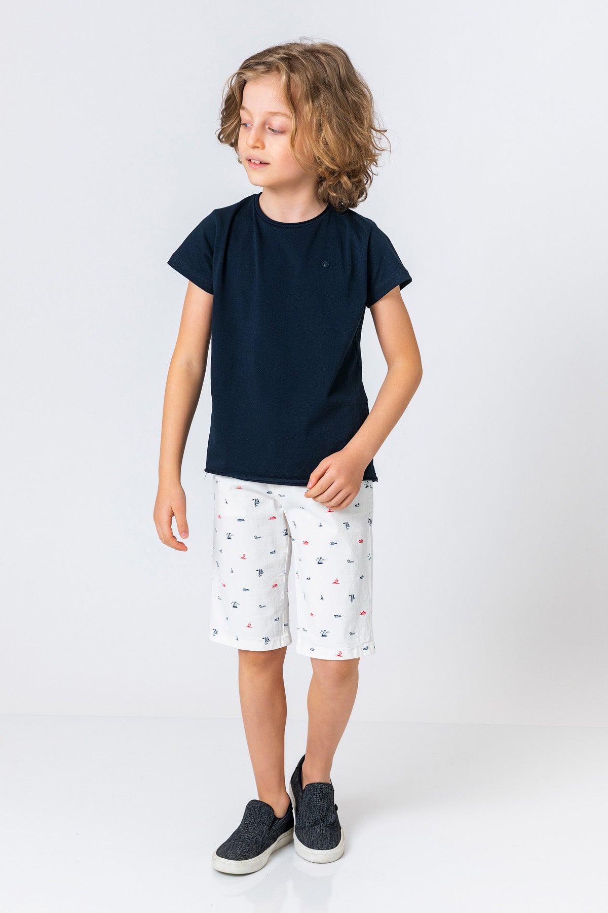 InCity Kids Boys Printed Straight Leg Shorts InCity Boys & Girls