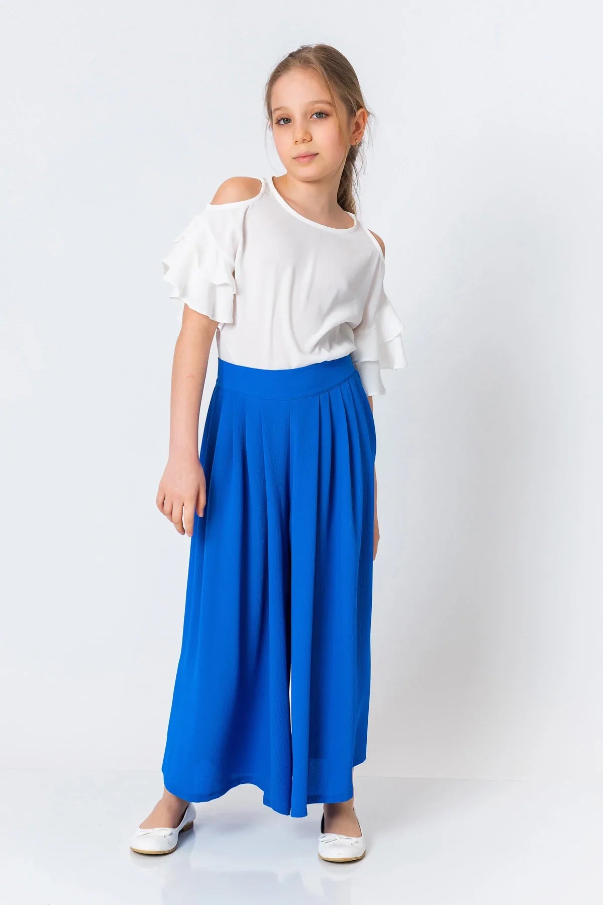 InCity Kids Girls Solid Wide Leg Pleated Dress Pants InCity Boys & Girls