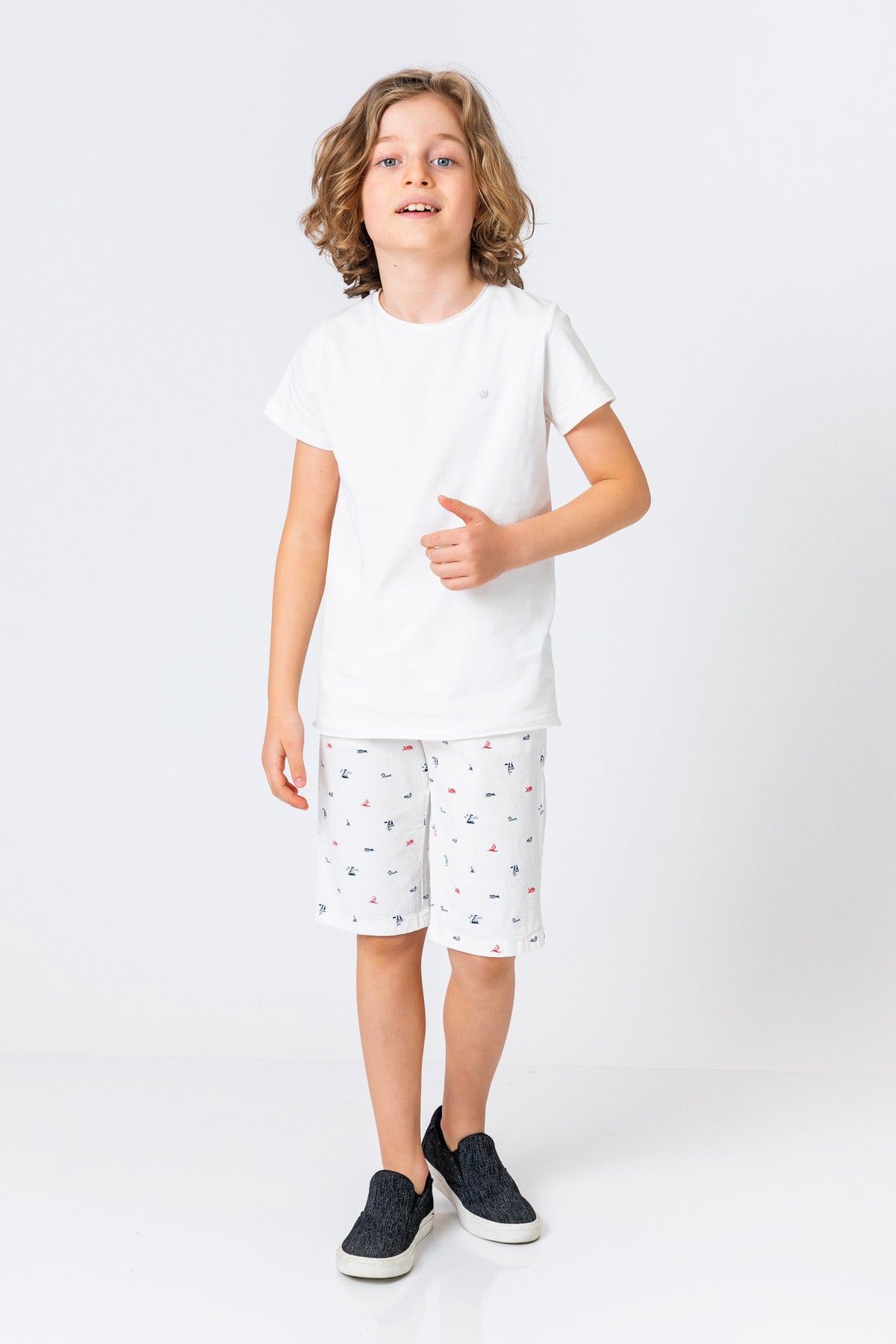 InCity Kids Boys Plain Solid Round Neck Short Sleeve Basic T-Shirt InCity Boys & Girls