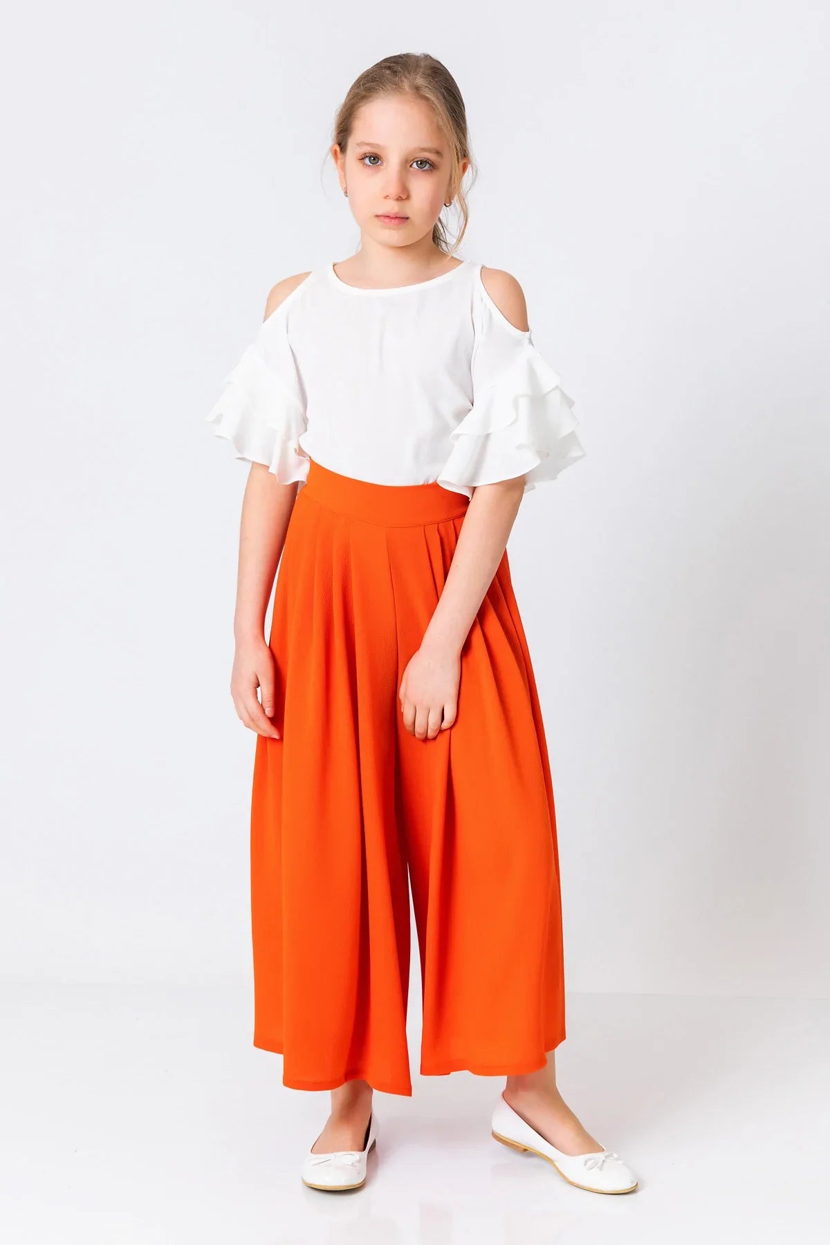 InCity Kids Girls Solid Wide Leg Pleated Dress Pants InCity Boys & Girls