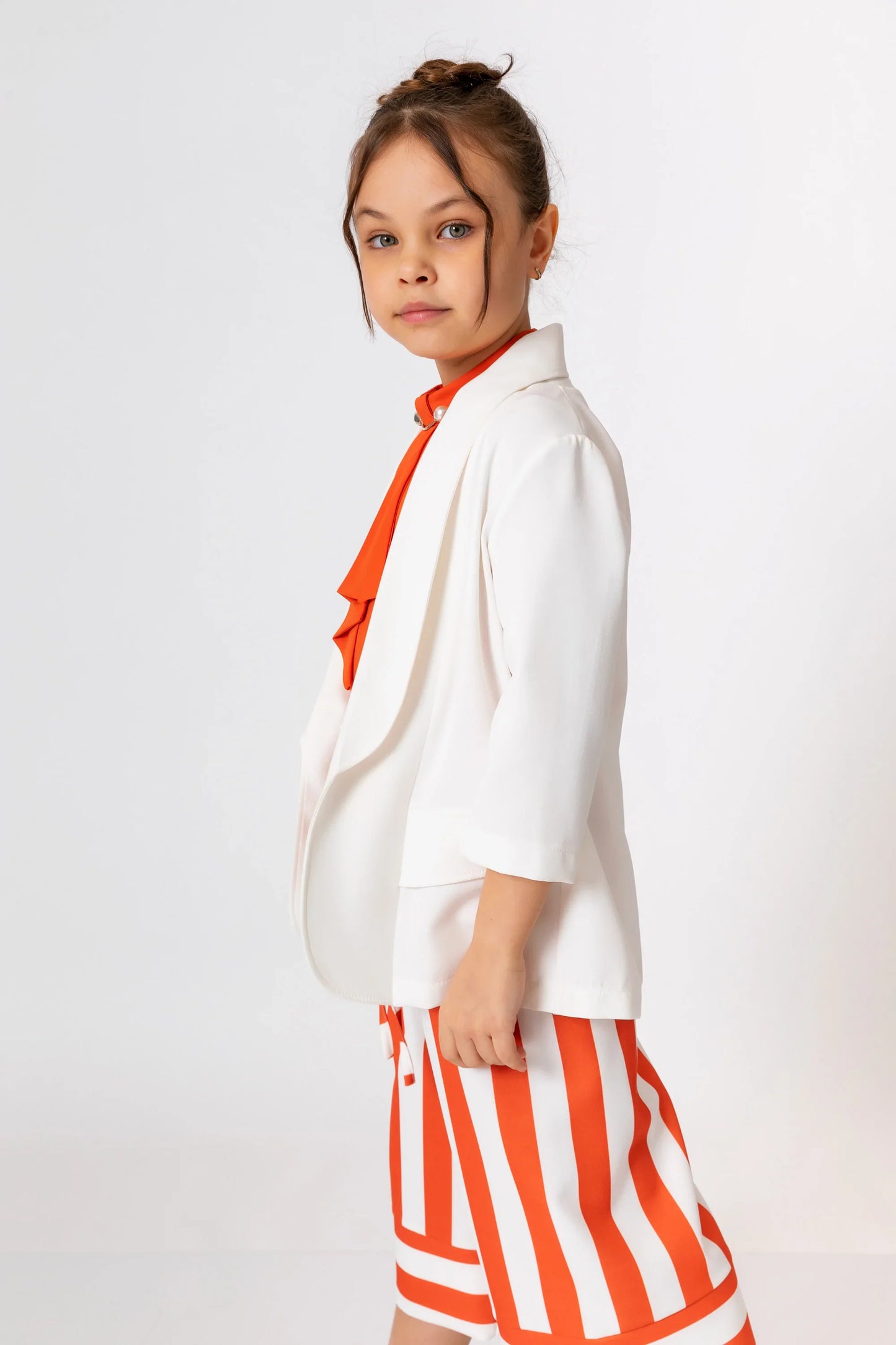 InCity Kids Girls Open Front 3/4 Sleeve Dress Jacket InCity Boys & Girls