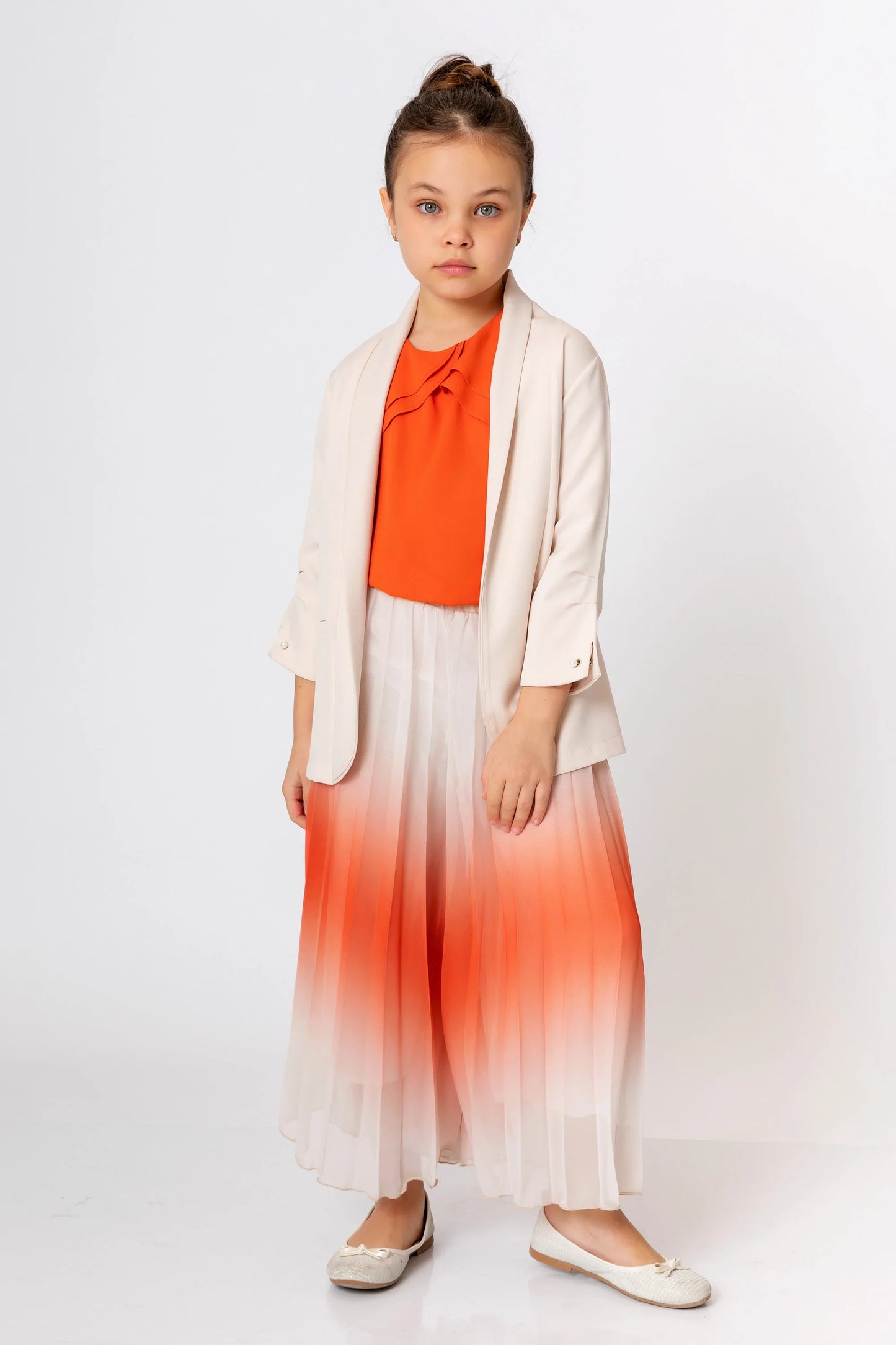 InCity Kids Girls Open Front 3/4 Sleeve Dress Jacket InCity Boys & Girls