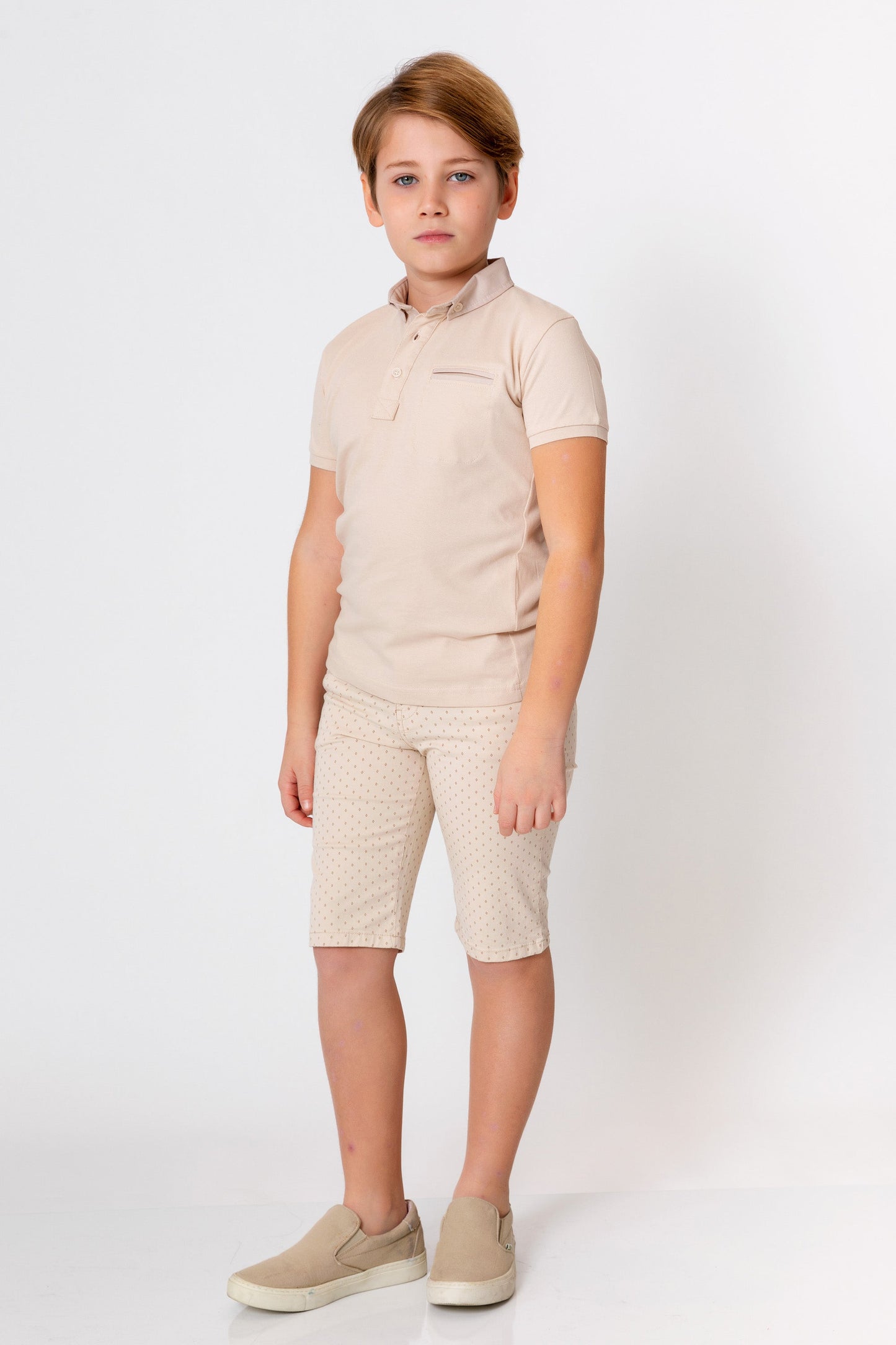 InCity Kids Boys Straight Leg Diamond Dress Shorts InCity Boys & Girls